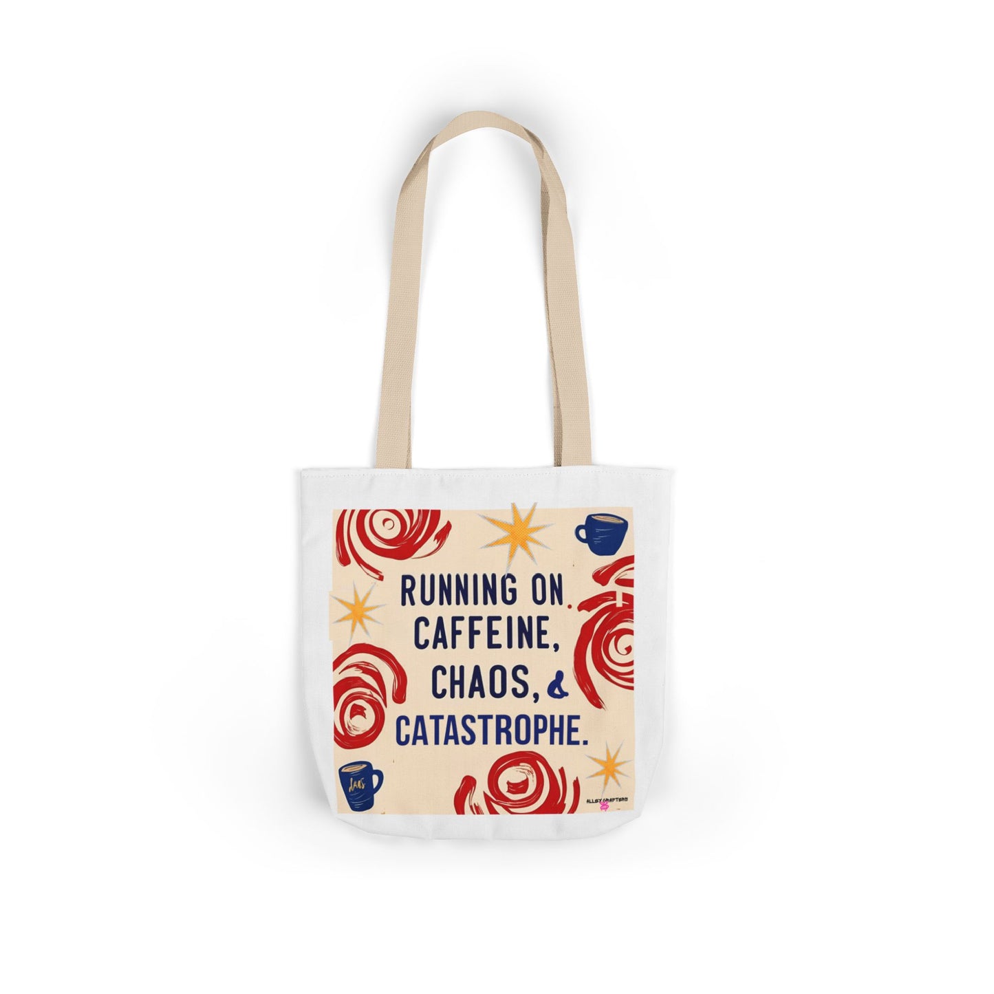 Caffeine Chaos Tote Bag