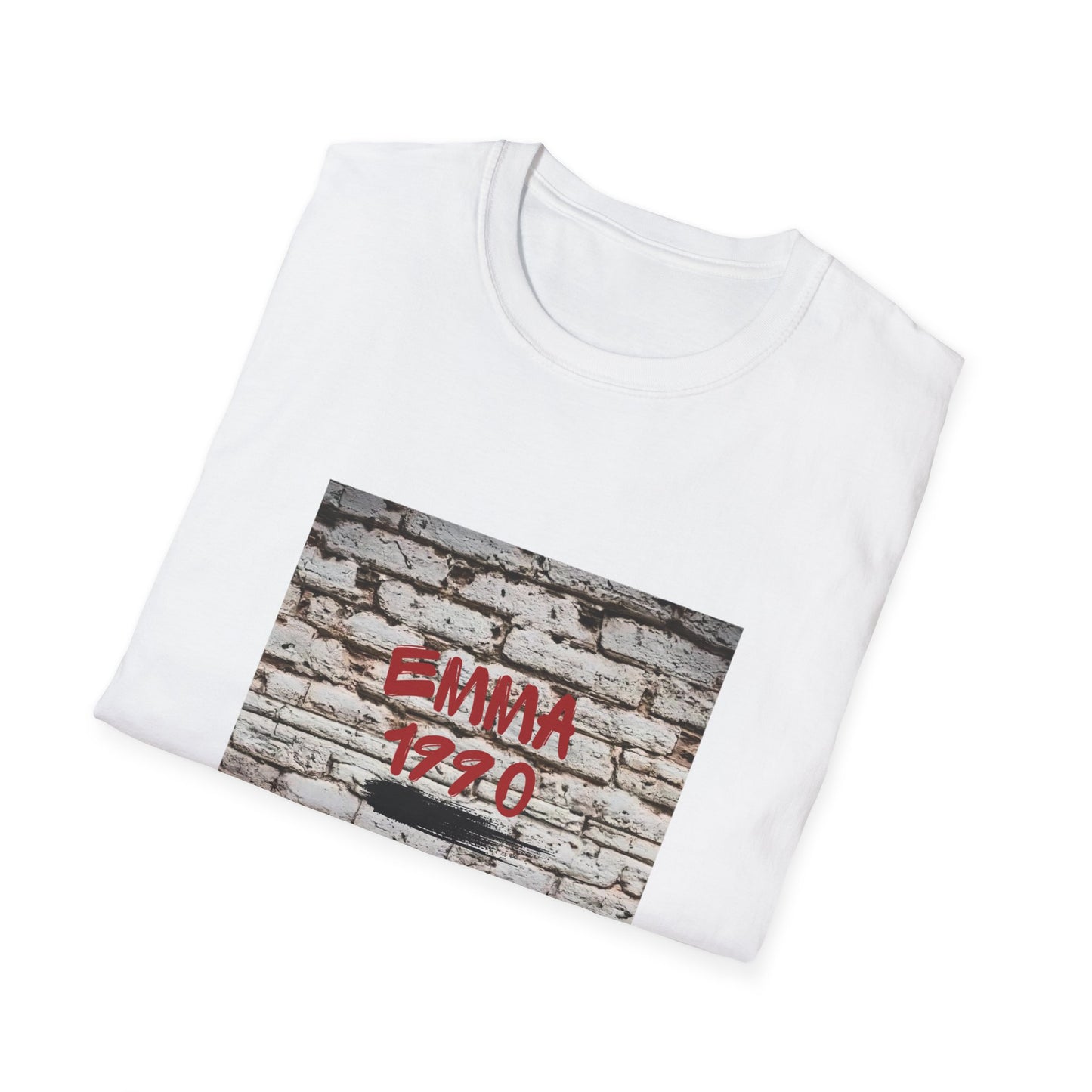 Unisex Softstyle T-Shirt Custom with Year Urban Wear, Personalized Tee, Vintage Graphic Shirt, Trendy Street Style Top, Retro Apparel