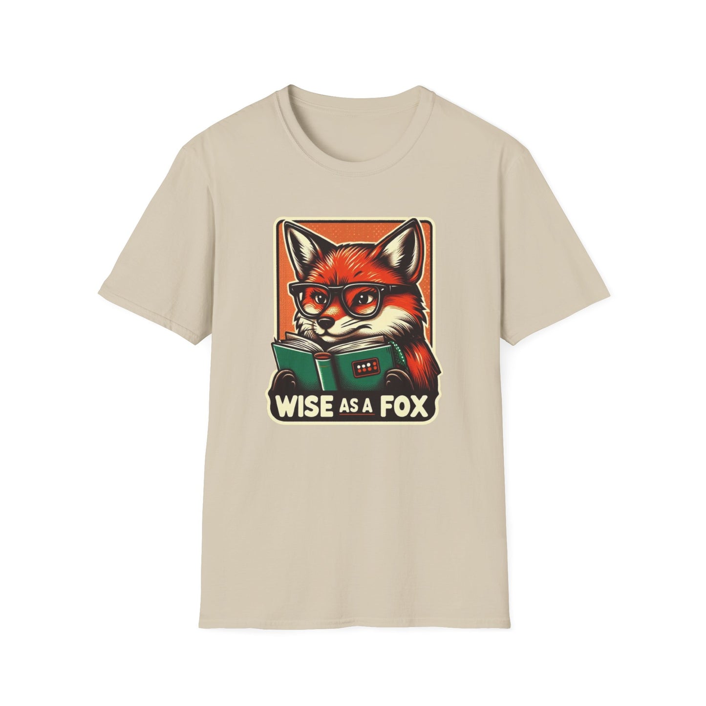 Fox Graphic Tee - Wise as a Fox Unisex Softstyle T-Shirt