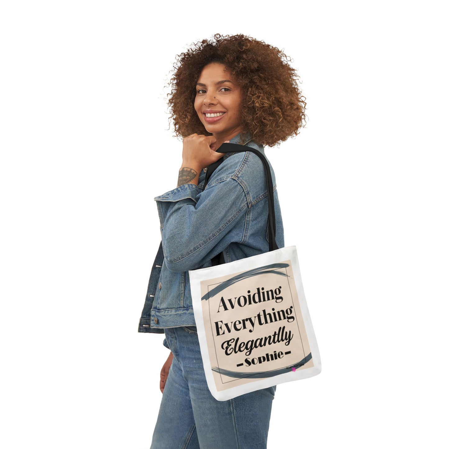 'Avoiding Everything Elegantly' Tote Bag