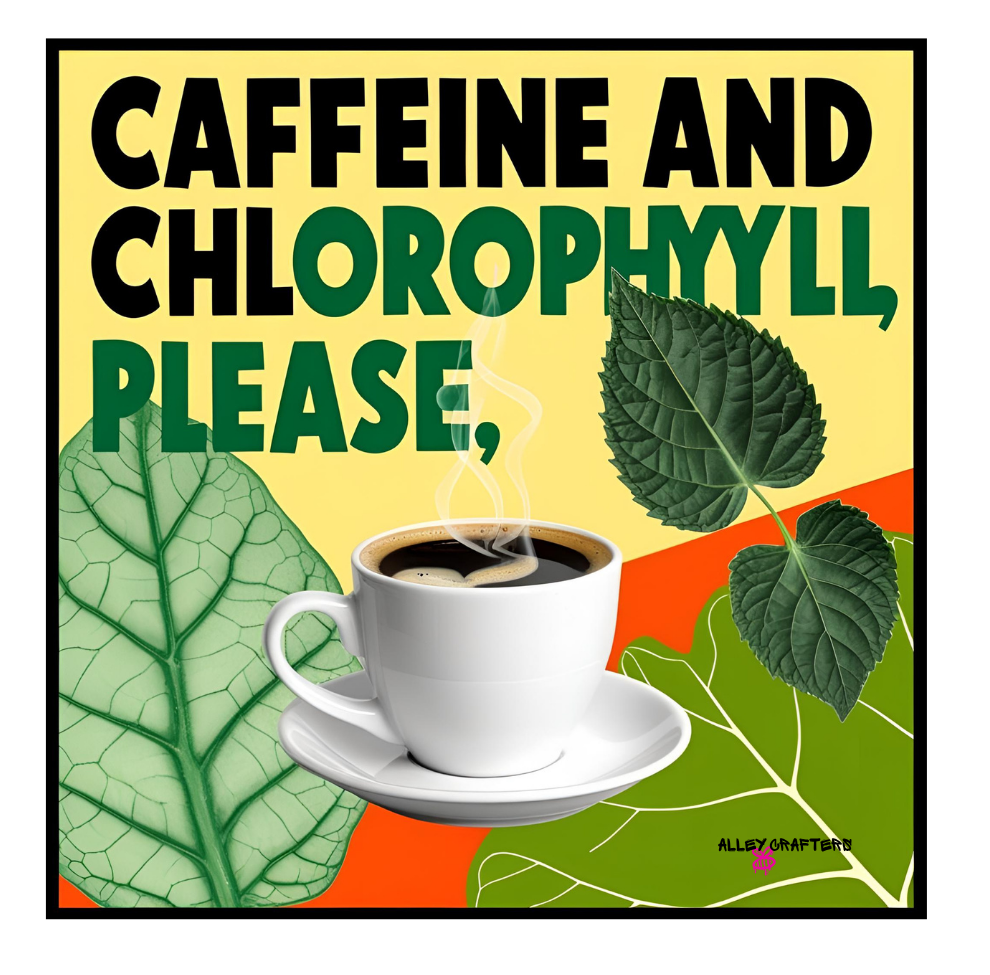 Caffeine and Chlorophyll Please Mug