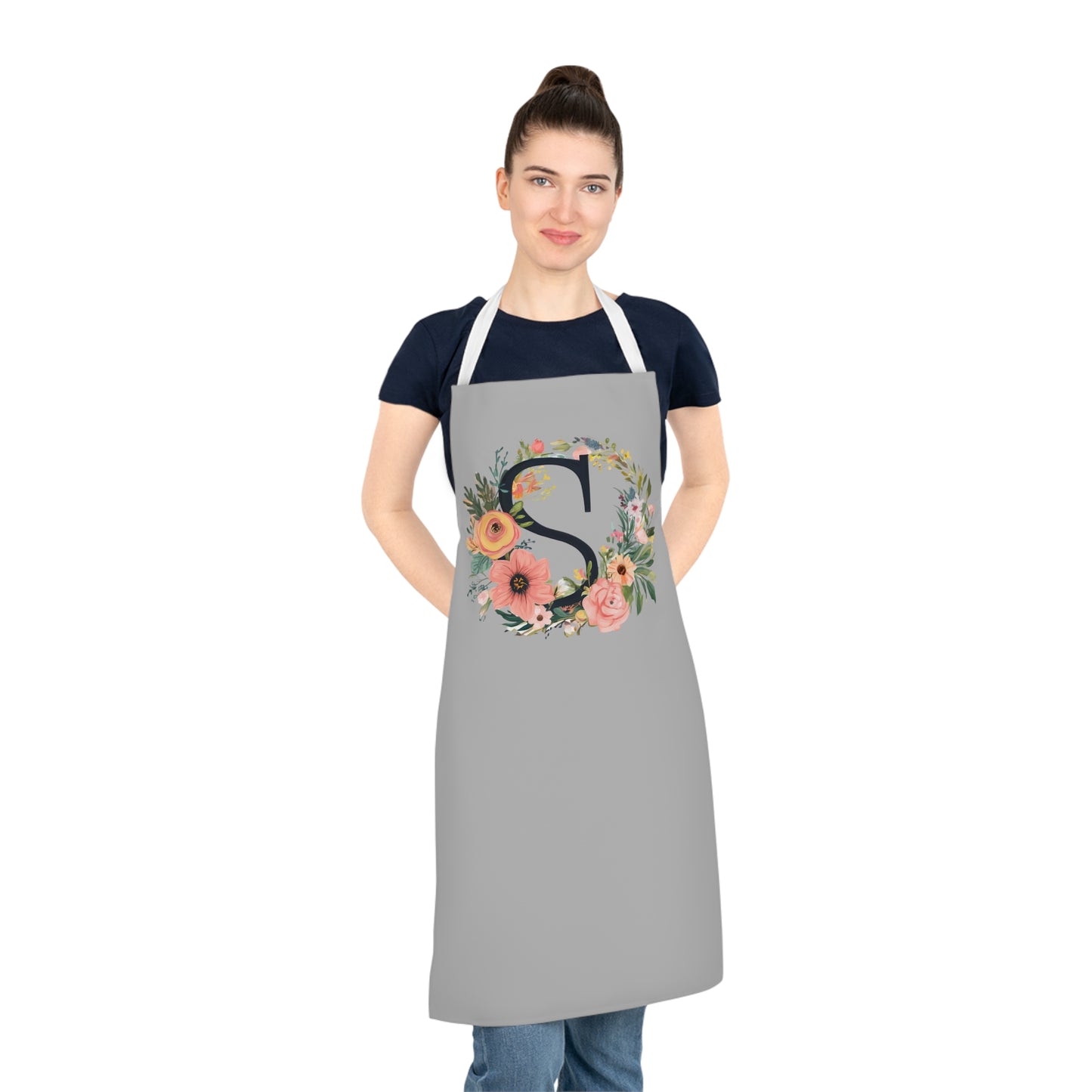 Monogram Floral Apron