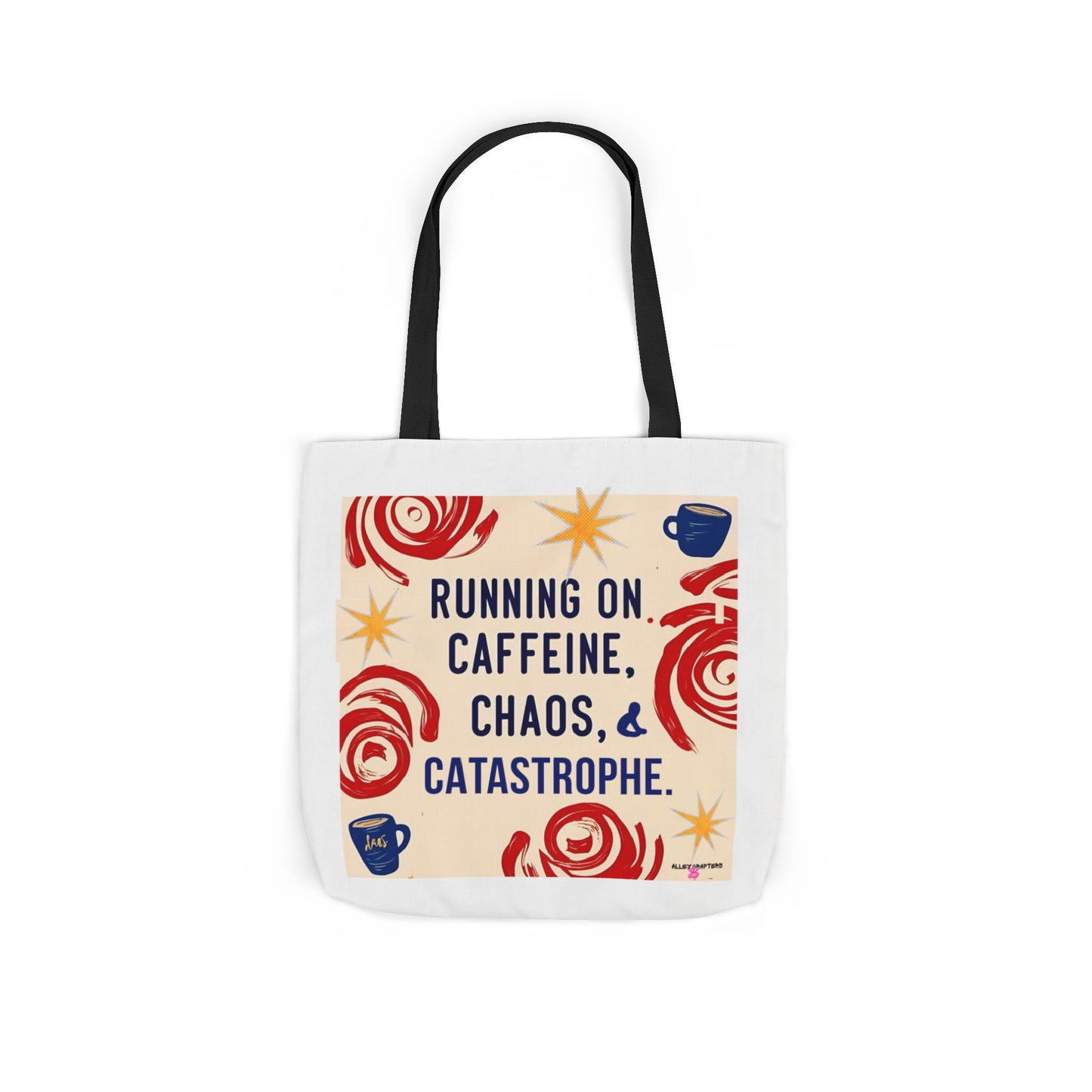 Caffeine Chaos Tote Bag