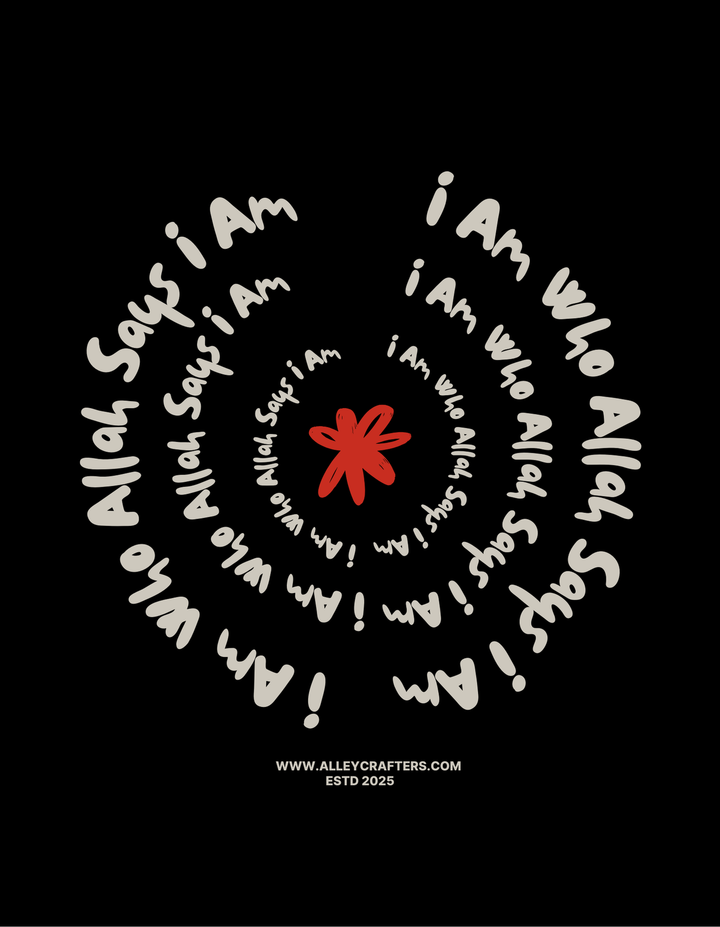 Islamic Hooded Sweatshirt - I am who Allah says i am
