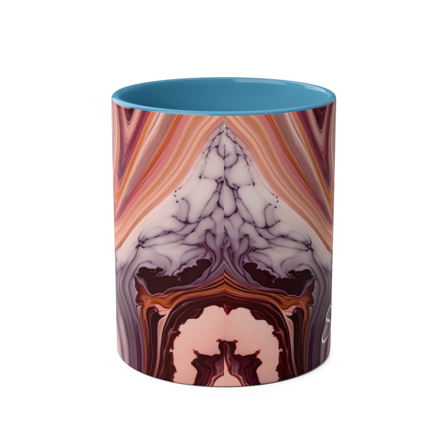 Personalised Marble ink Mugs, 11oz