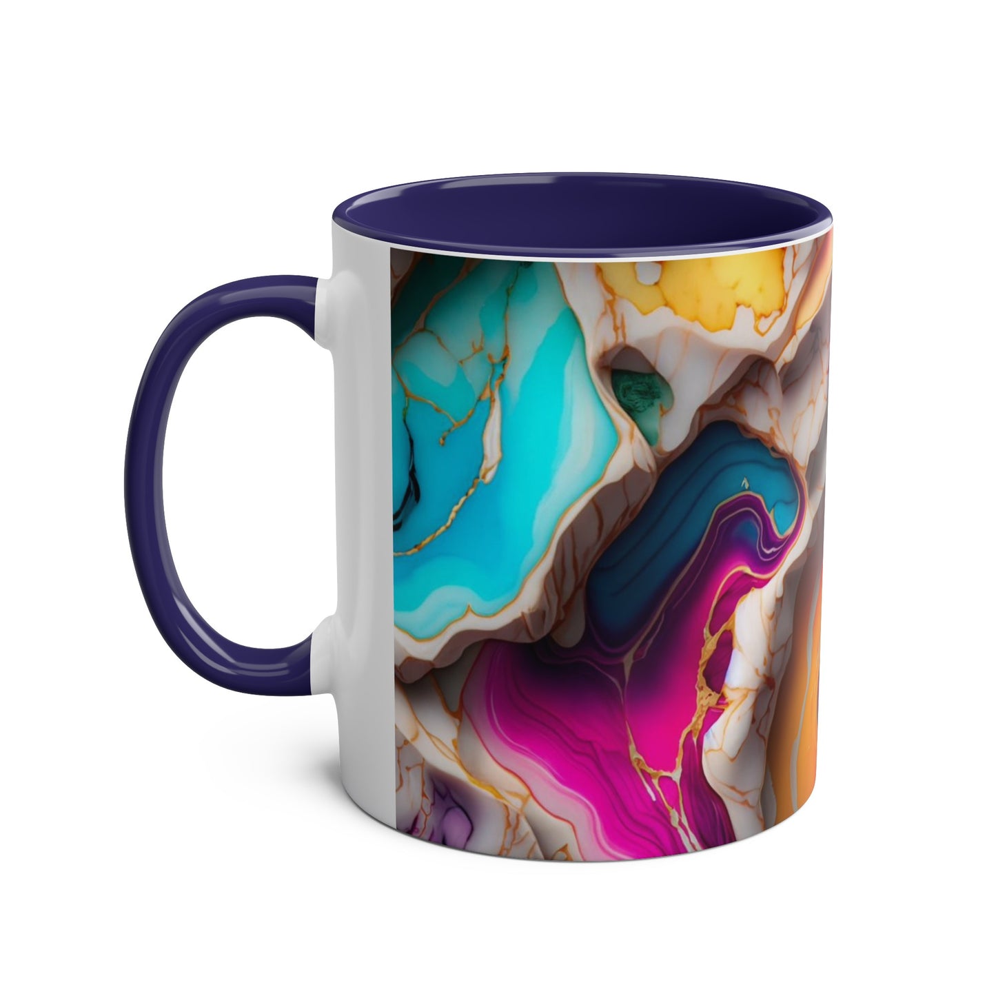 Personalised Marble ink Coloured Mug!