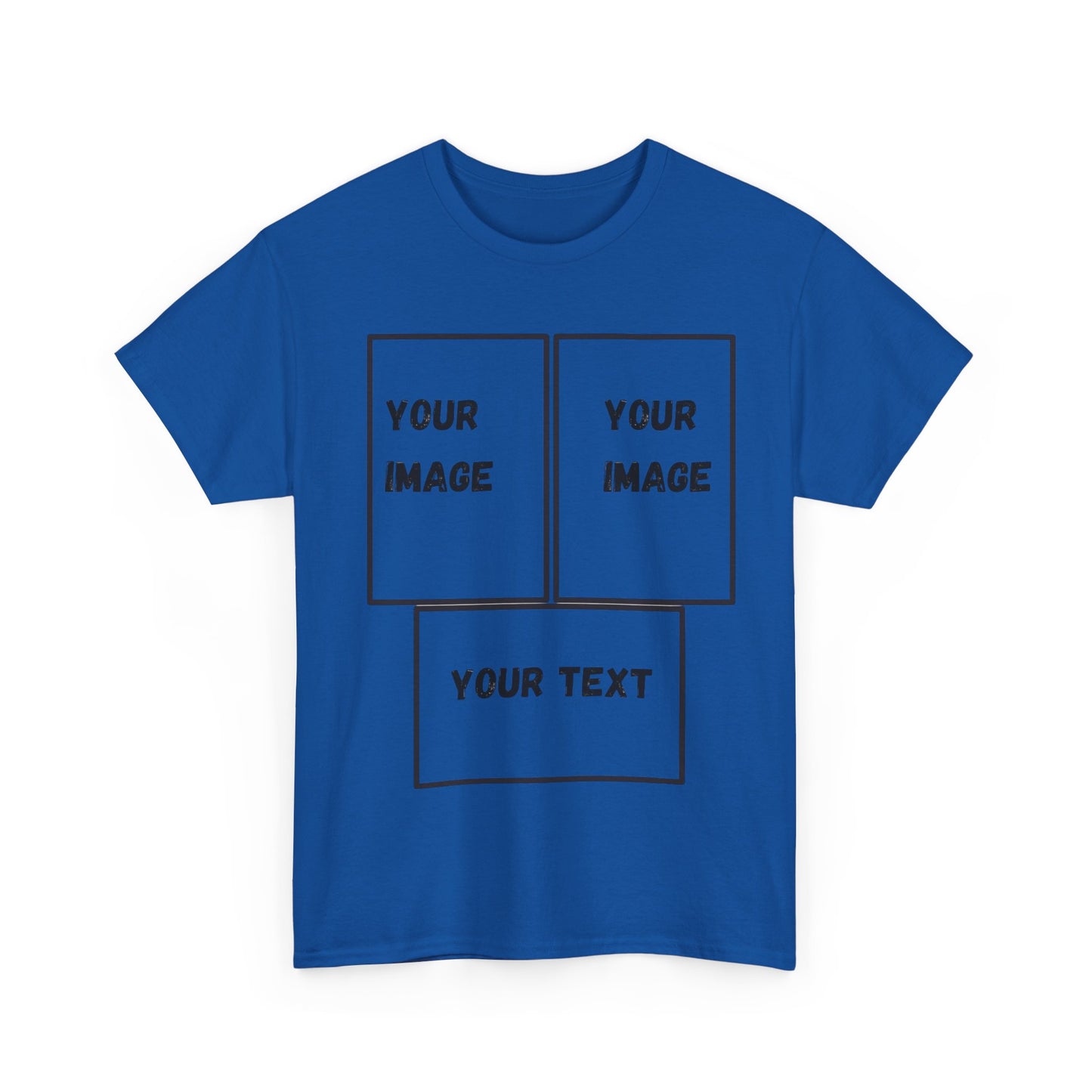 Custom Unisex Heavy Cotton Tee with Text