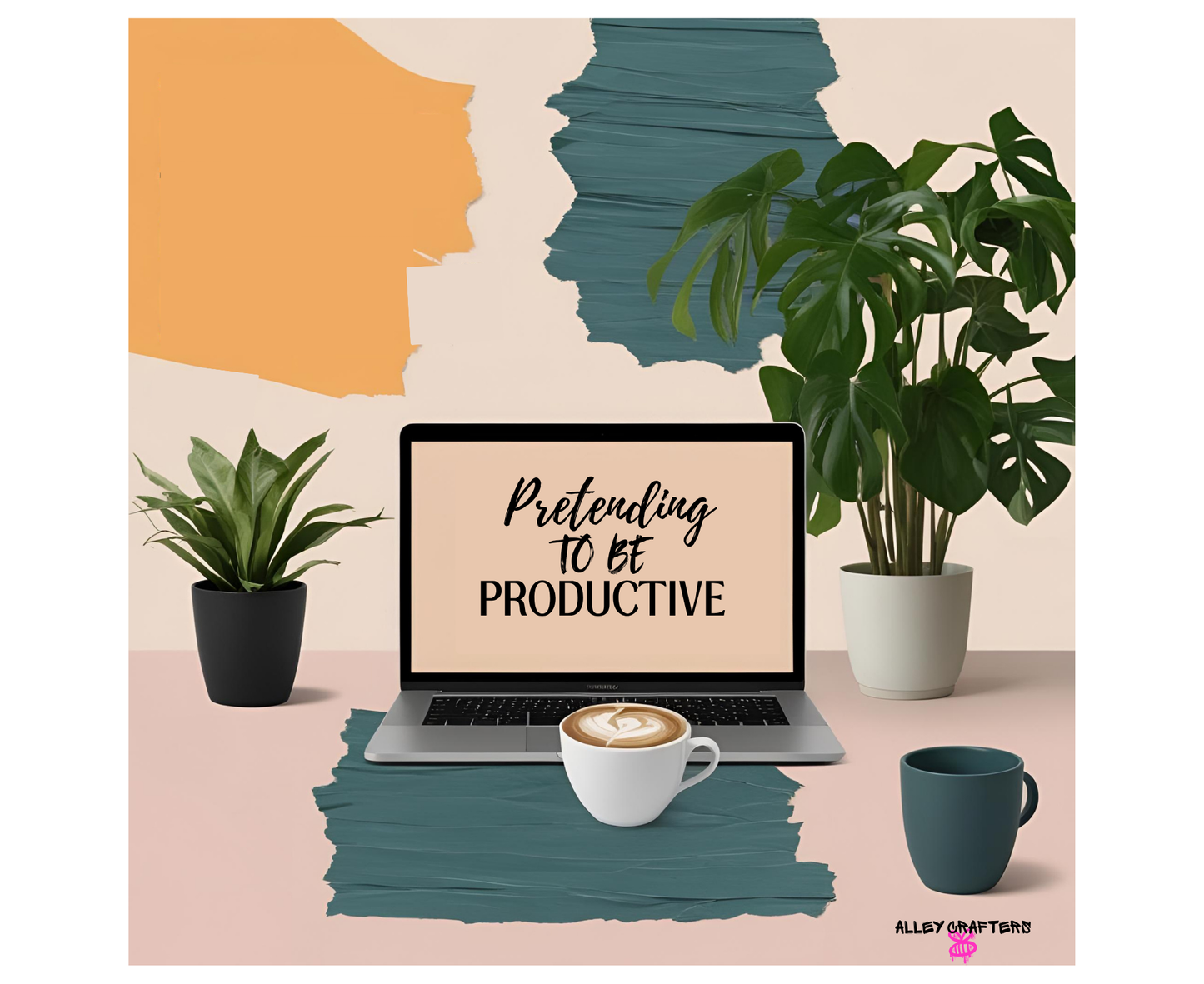 Pretending to Be Productive Tote Bag