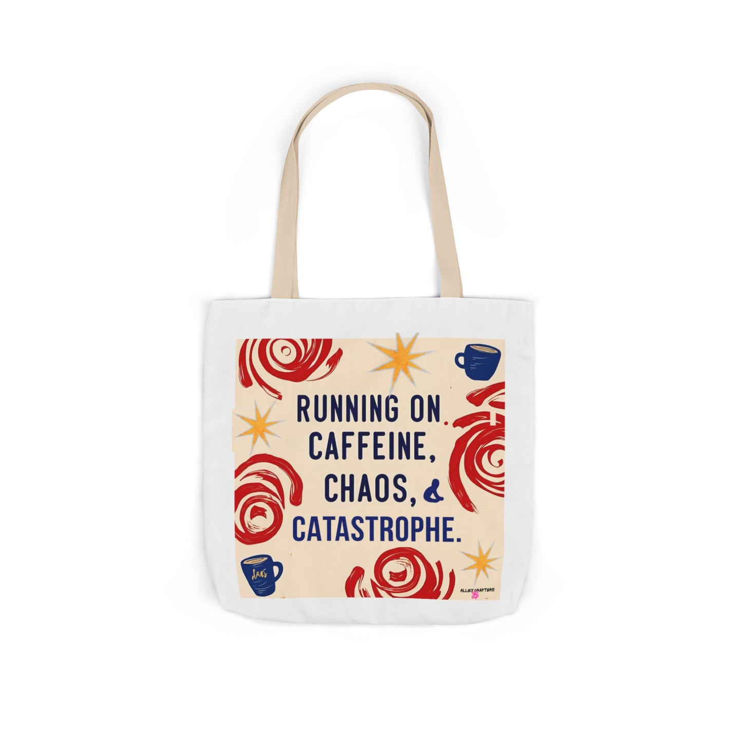 Caffeine Chaos Tote Bag