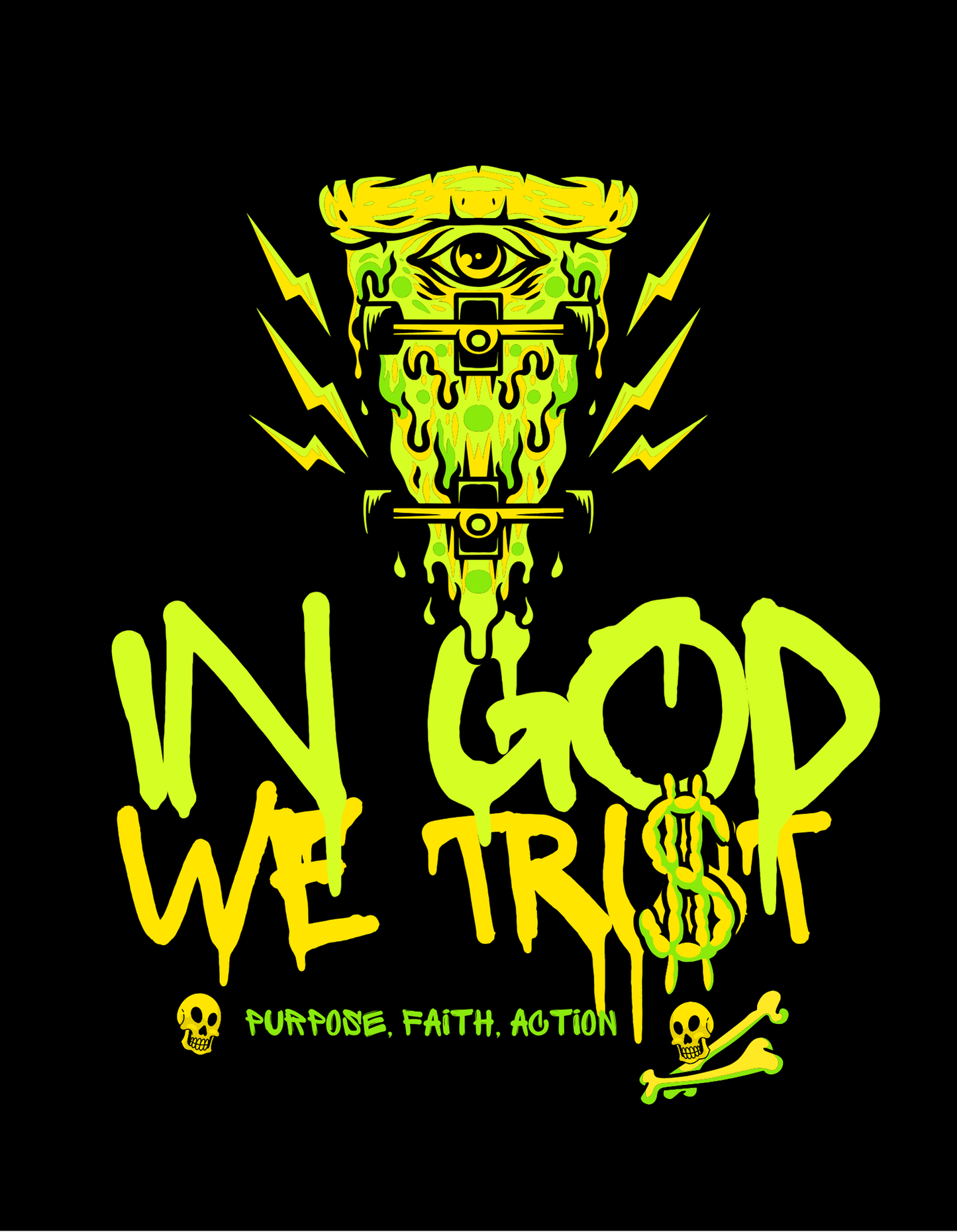 Hooded Sweatshirt Unisex 'In God We Trust'