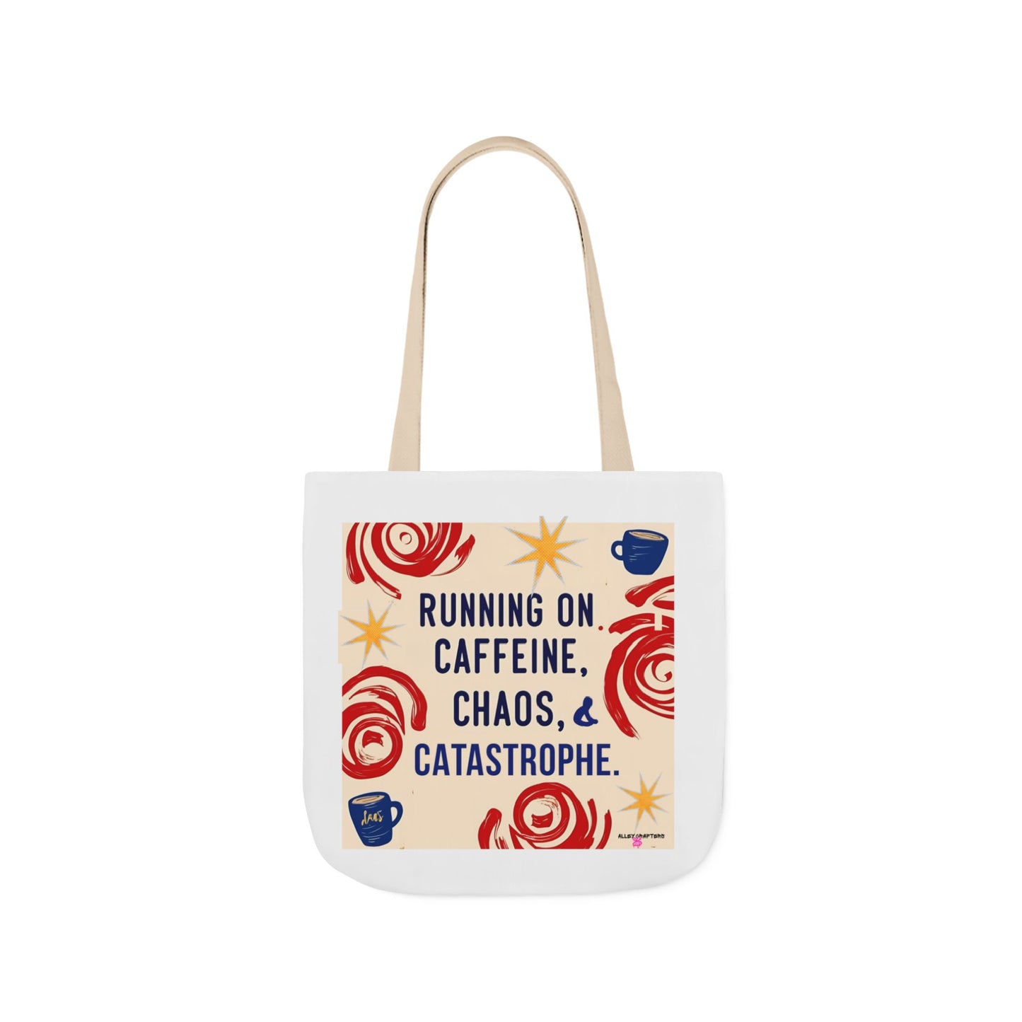 Caffeine Chaos Tote Bag