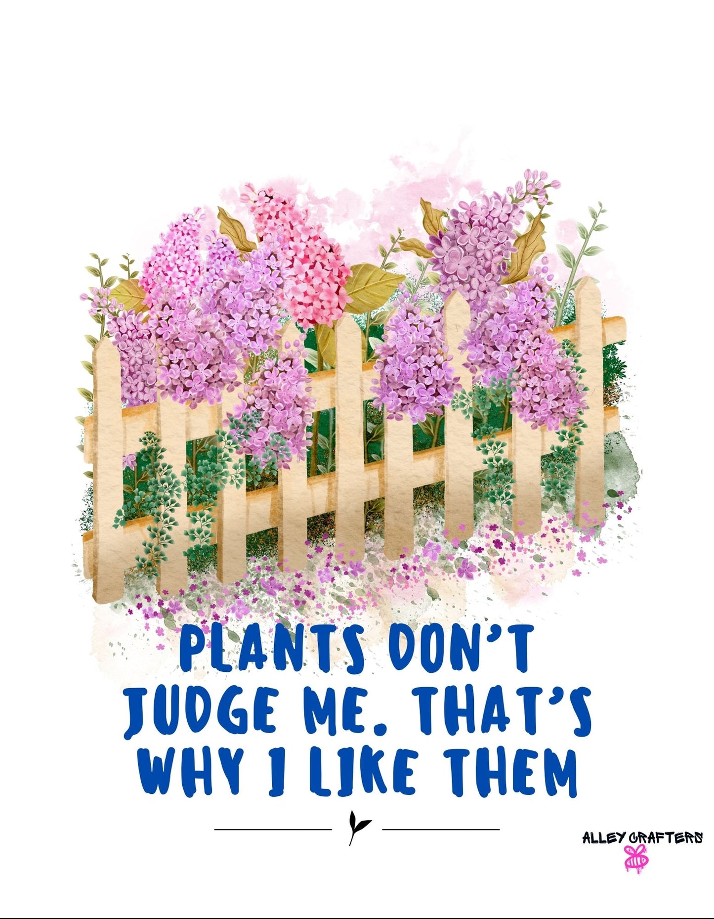 Plants Don’t Judge Me. That’s Why I Like Them- Tote Bag