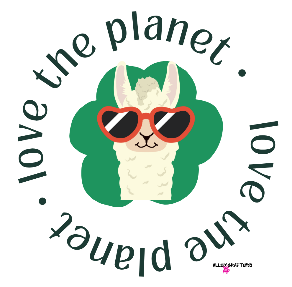 Love the Planet Llama Mug