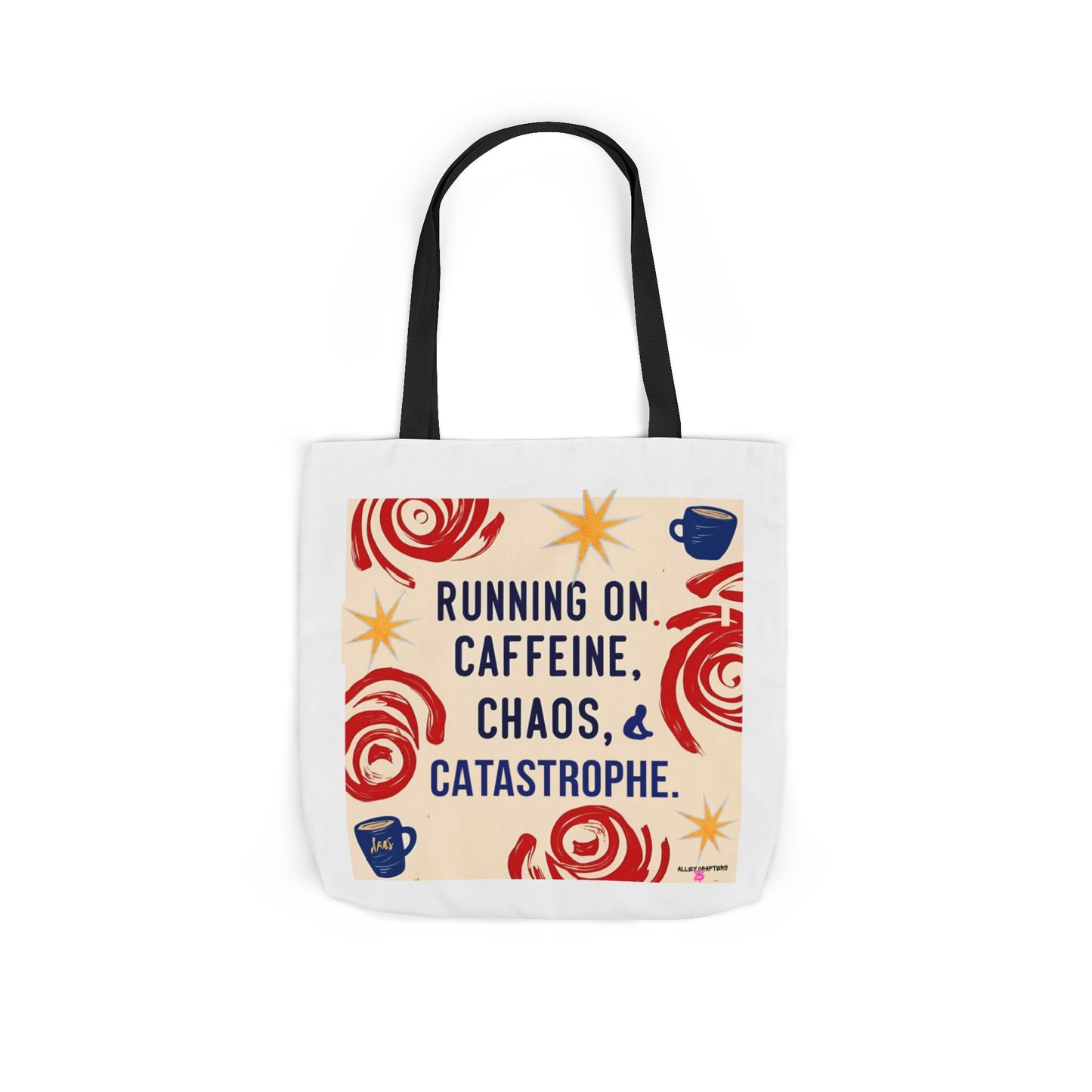 Caffeine Chaos Tote Bag