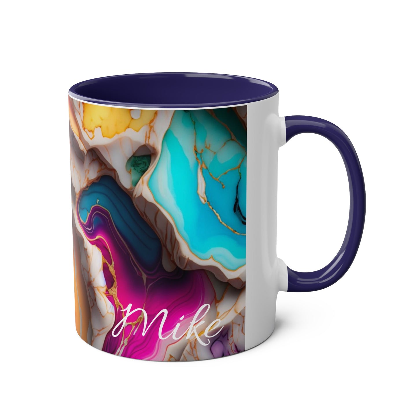 Personalised Marble ink Coloured Mug!