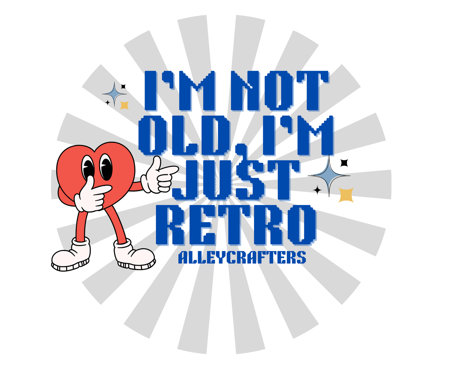 Retro Hoodie - I'm not old, I'm just retro