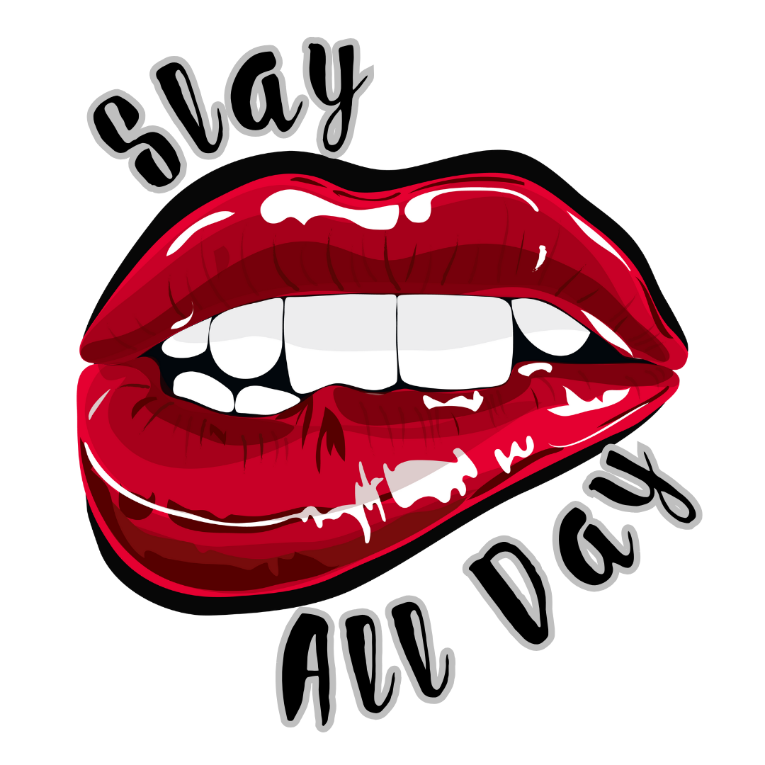 'Slay All Day' Canvas Tote Bag