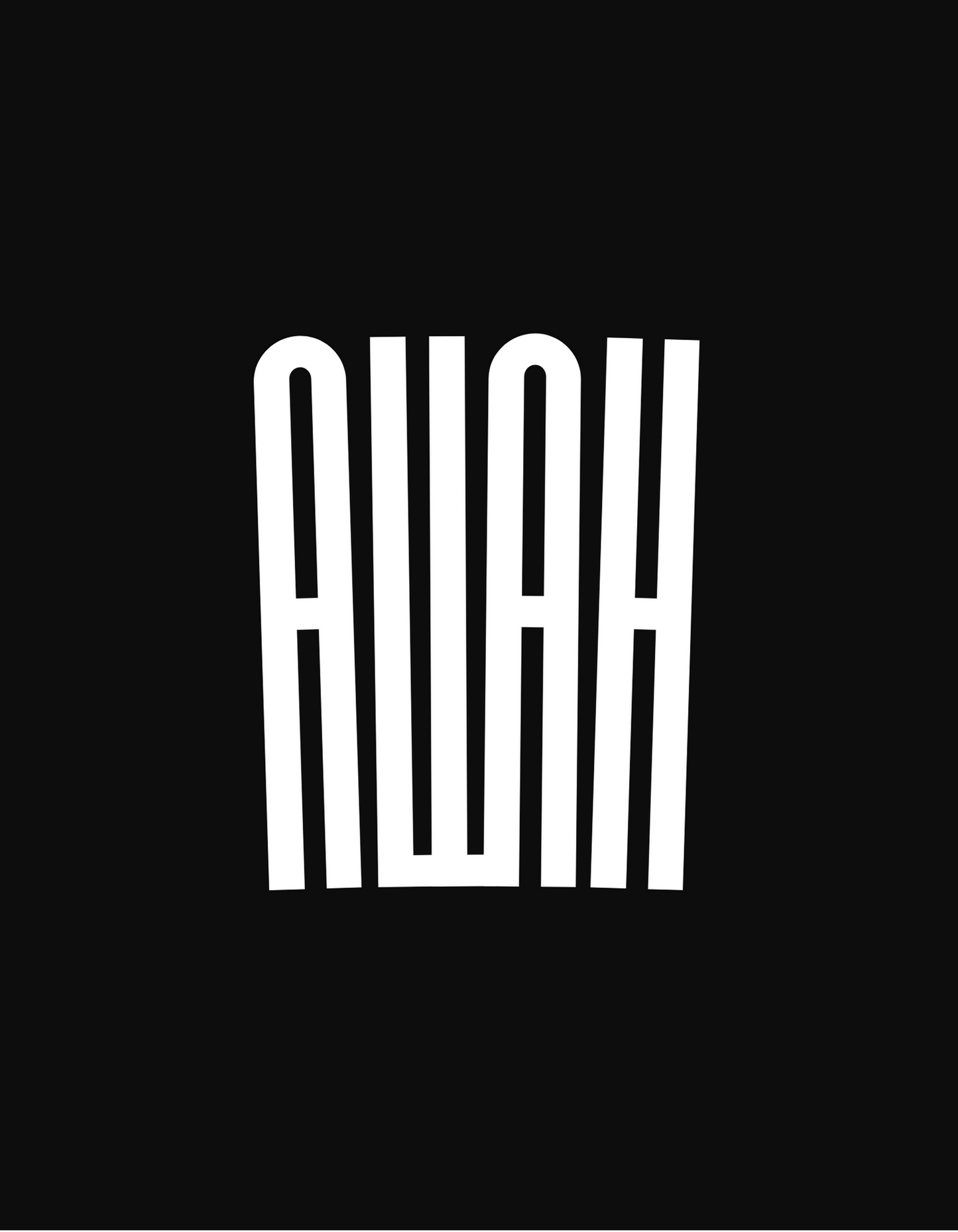 Unisex Hoodie with Allah Typography