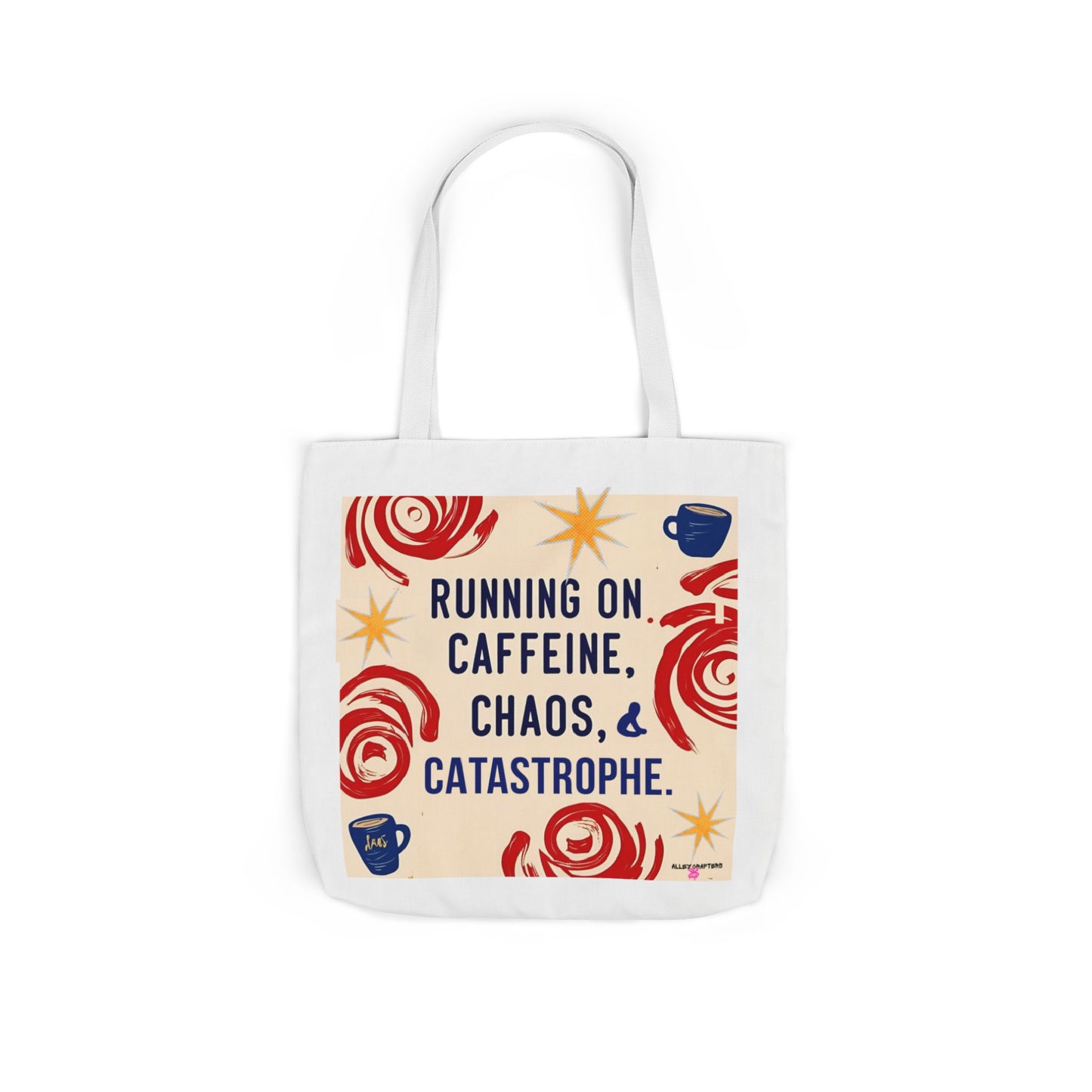 Caffeine Chaos Tote Bag