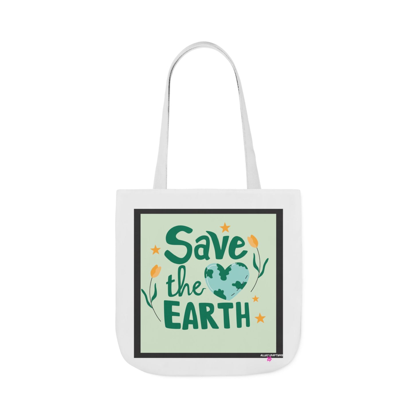 Save the Earth Design Tote Bag