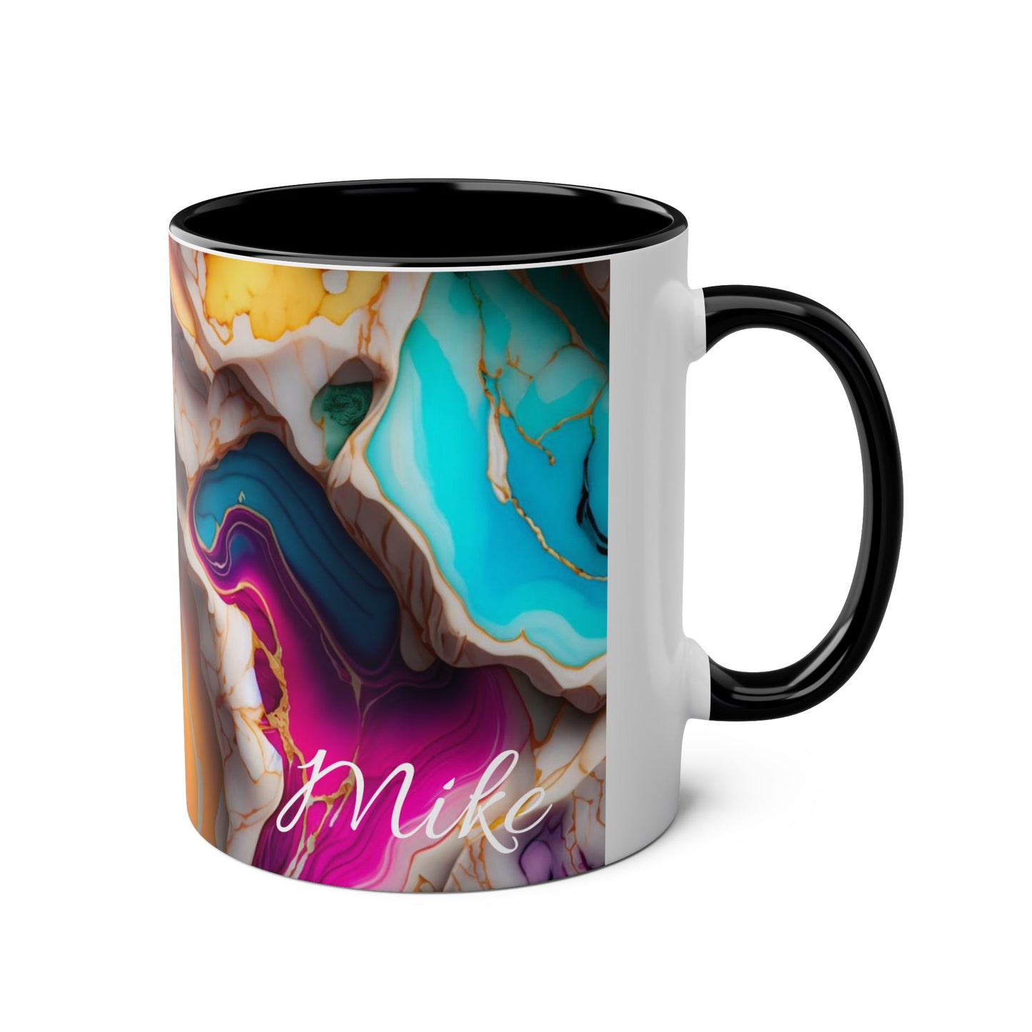 Personalised Marble ink Coloured Mug!