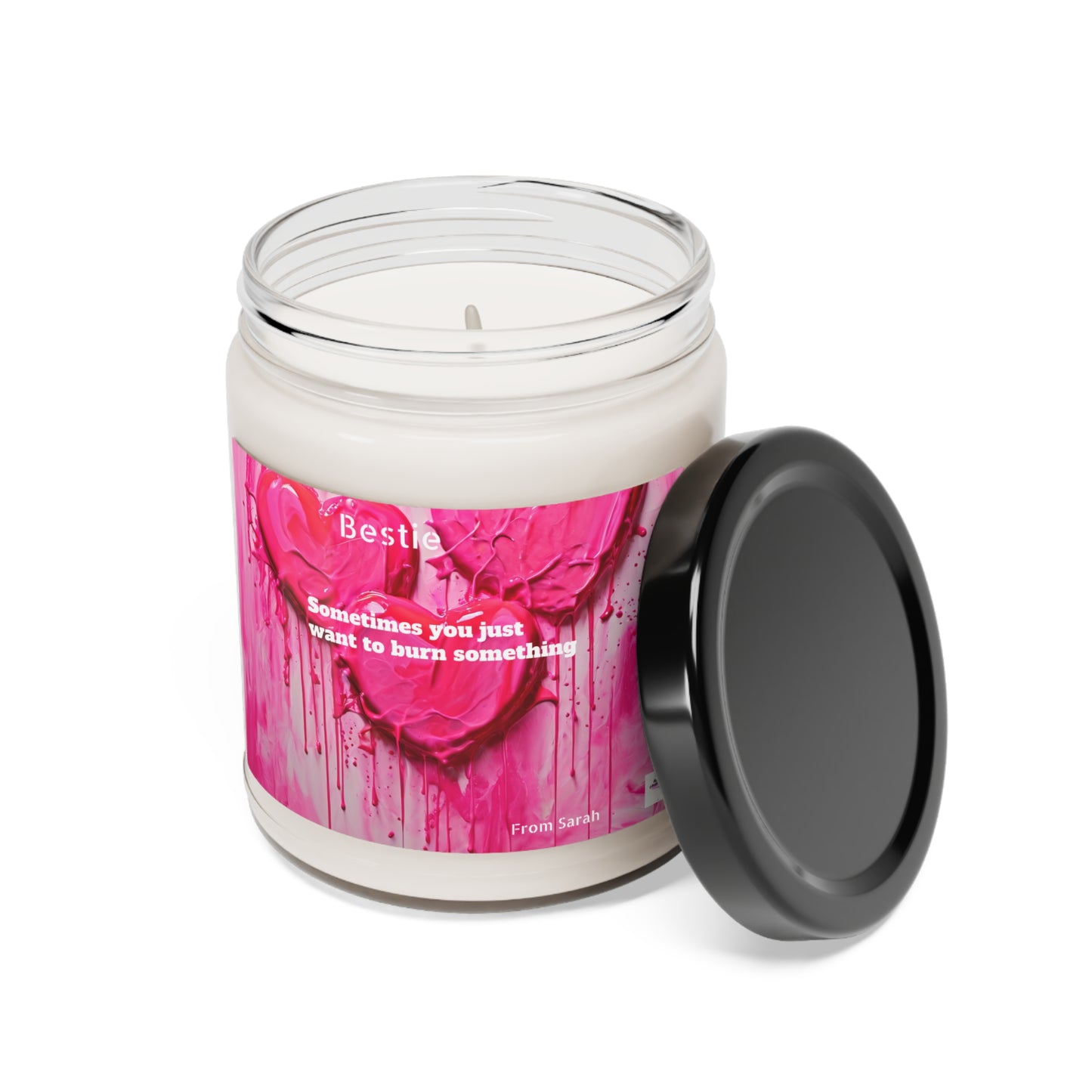 Sometimes you just want to burn something. Scented Soy Candle, 9oz