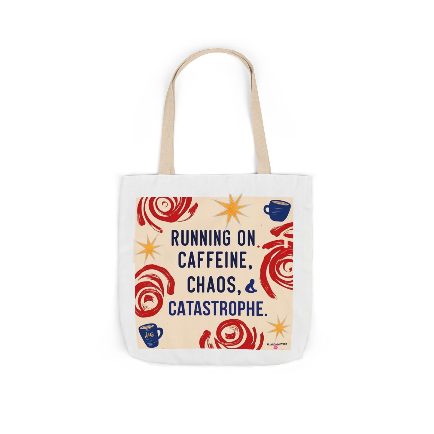 Caffeine Chaos Tote Bag