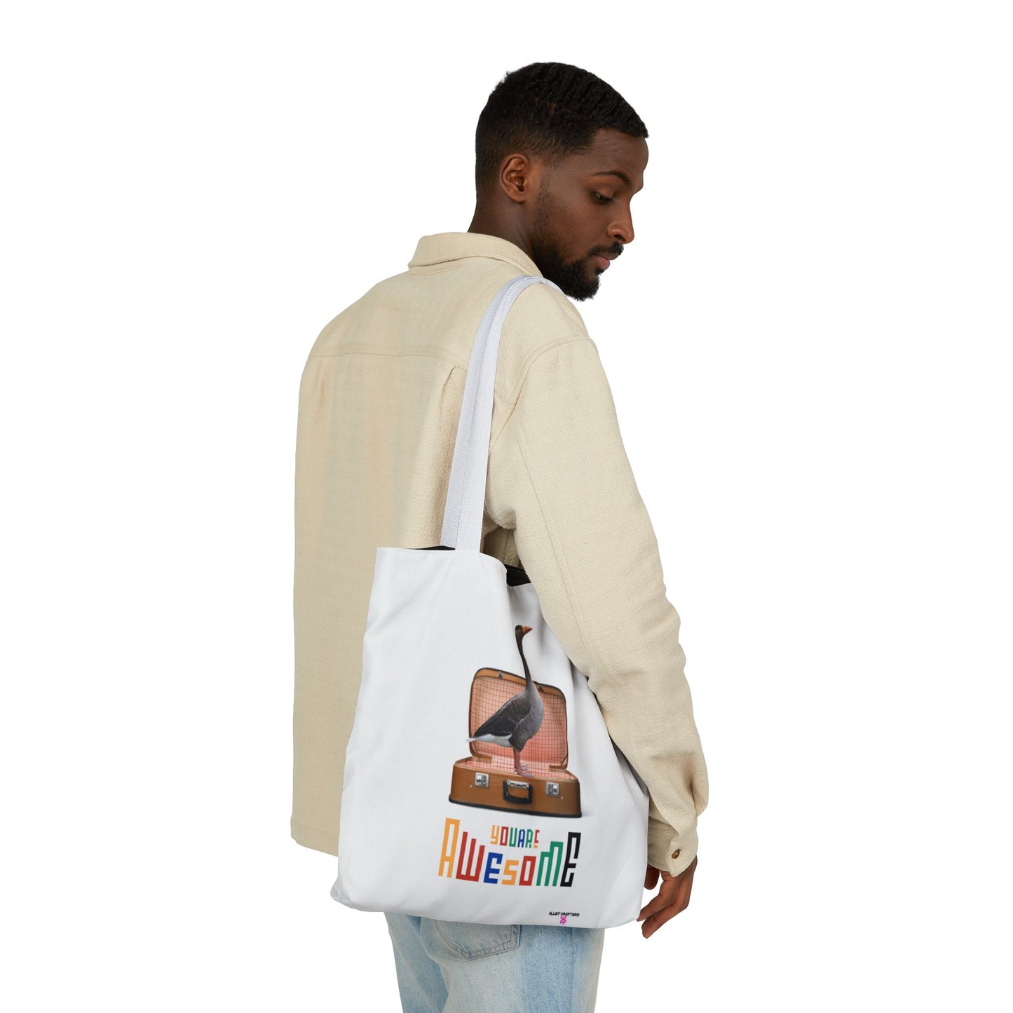 You Are Awesome Goose Tote Bag