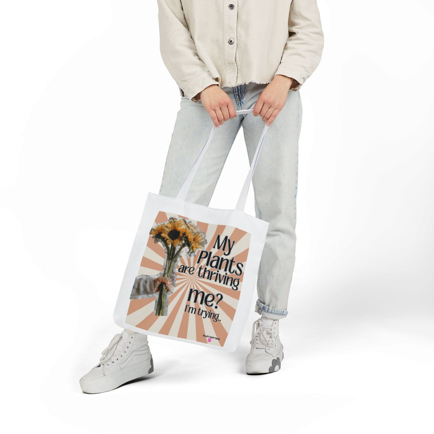 My Plants Are Thriving, Me? I'm Trying. Tote Bag