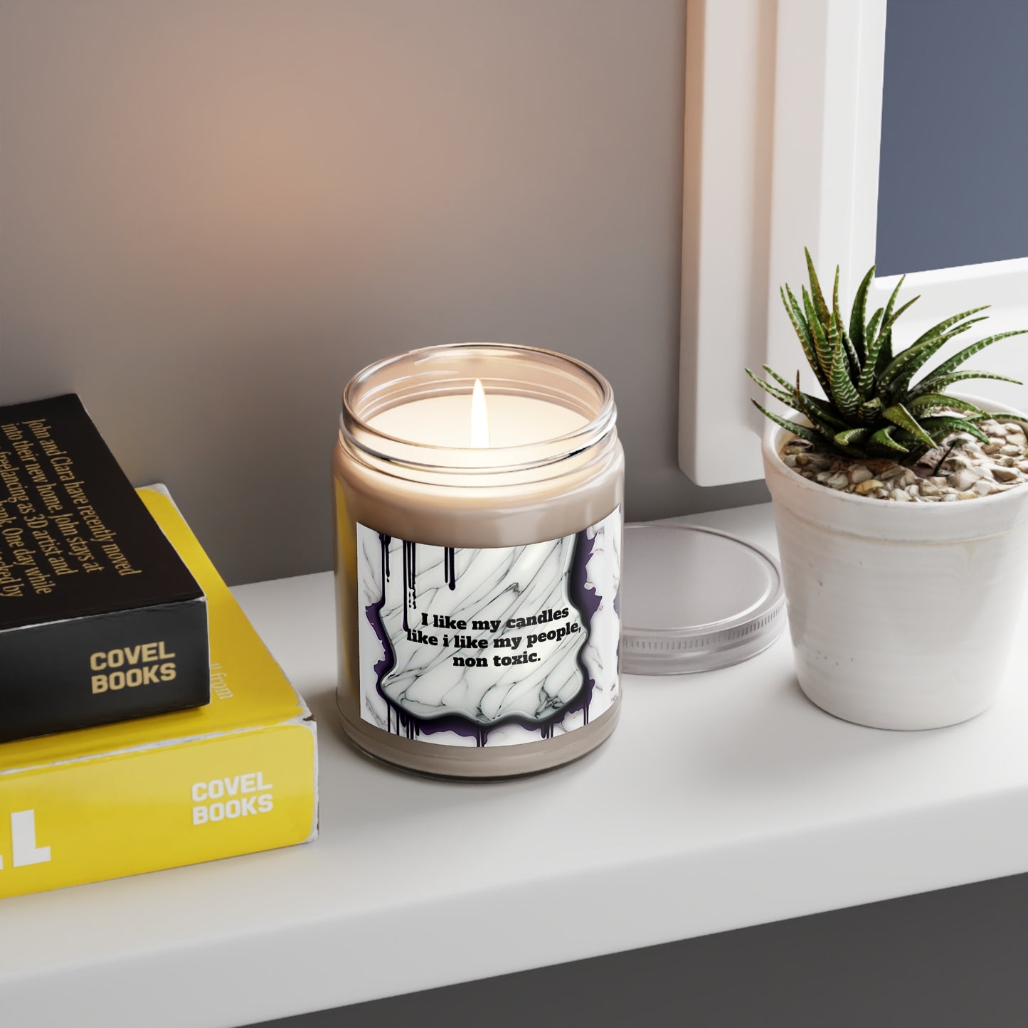 I like my candle like I like my people, Non Toxic! Scented Candles, 9oz