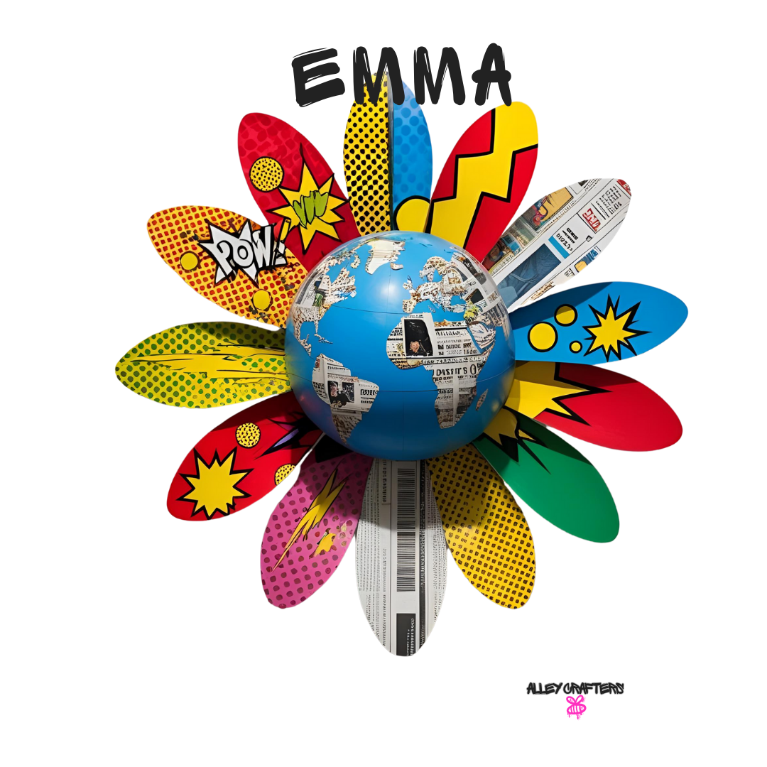 Bloom Different: Personalised Eco-Pop Flower Tote