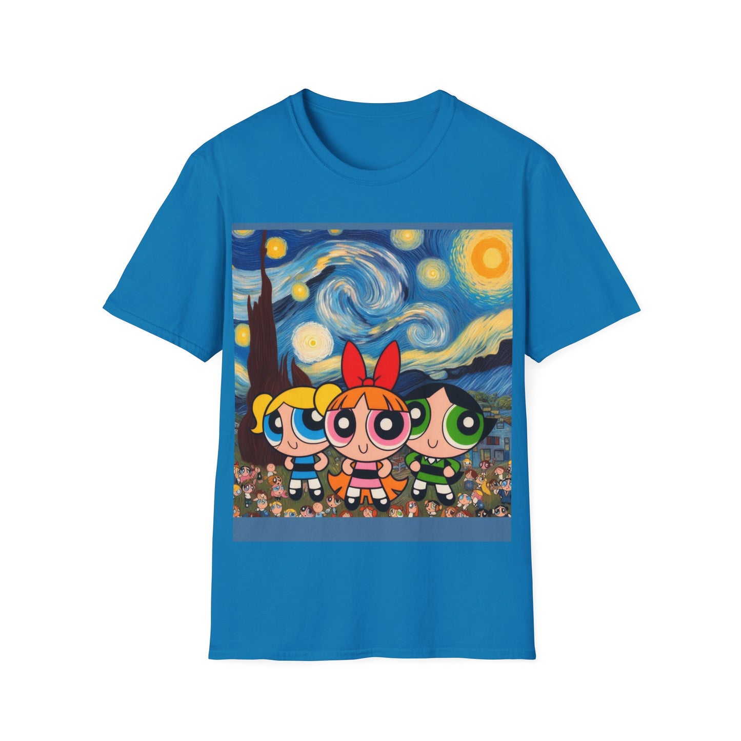 Starry Night Powerpuff Girls T-Shirt