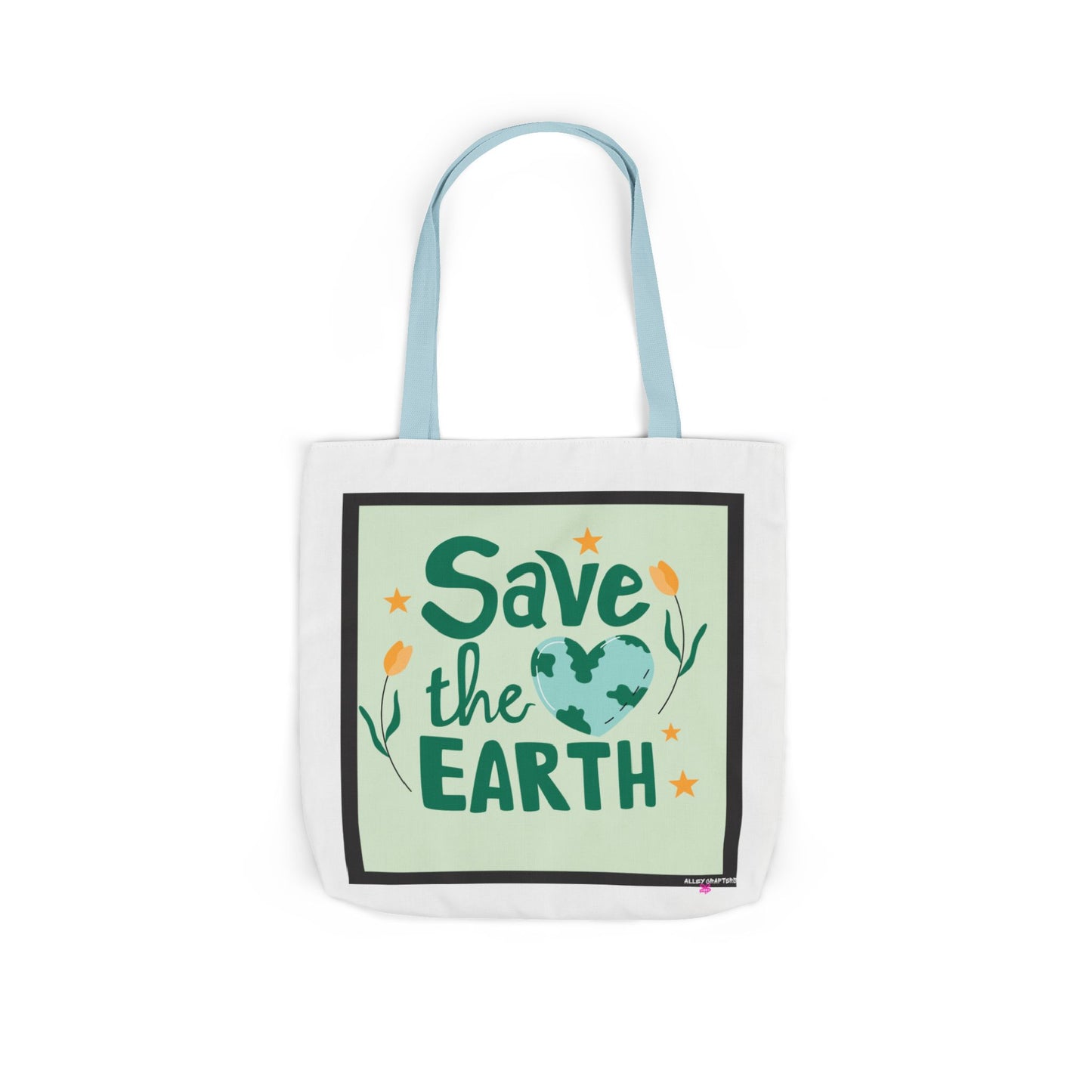 Save the Earth Design Tote Bag