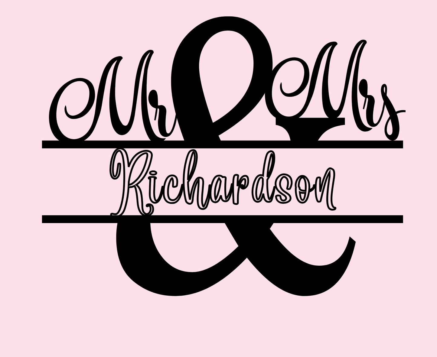Hooded Sweatshirt - Mr & Mrs Design