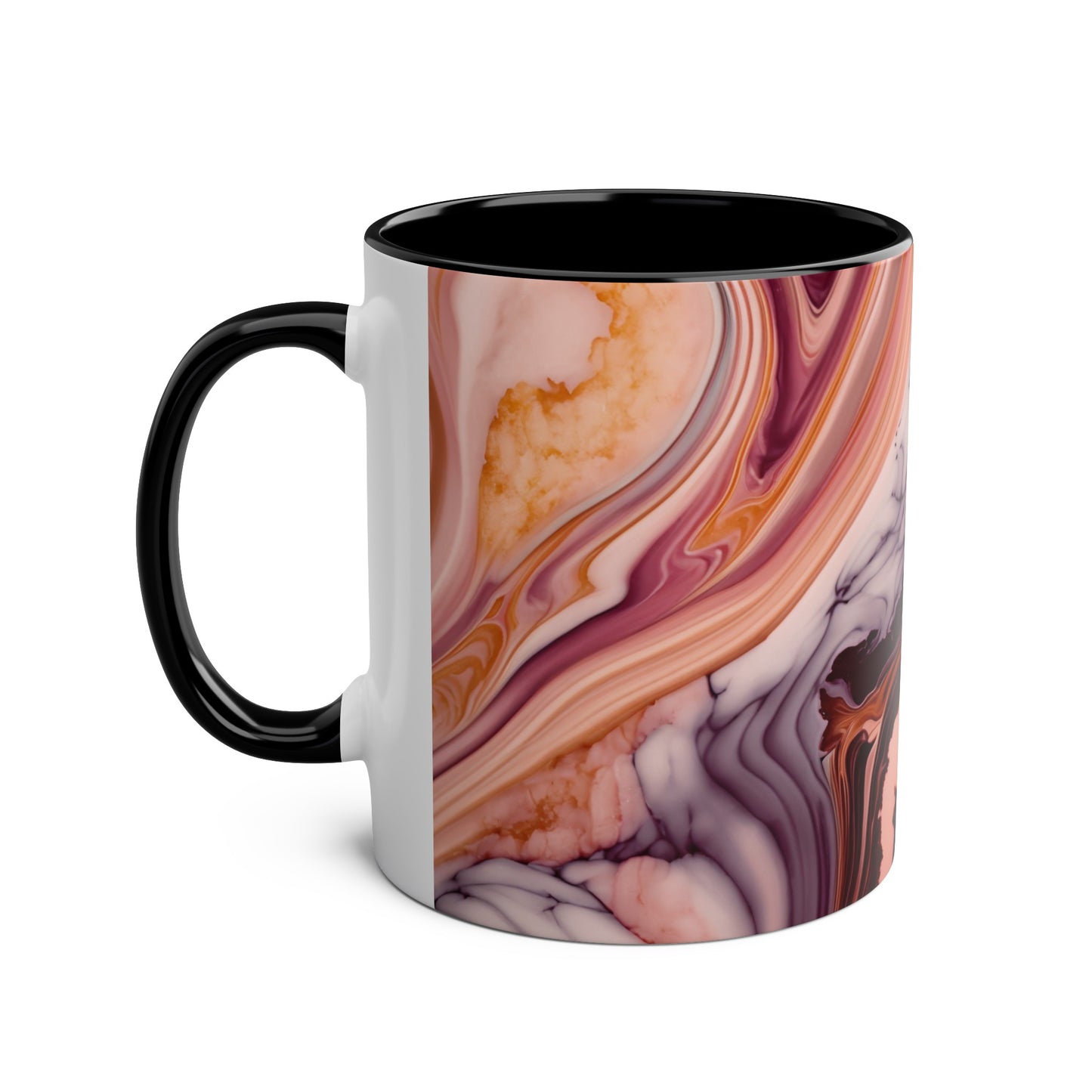 Personalised Marble ink Mugs, 11oz