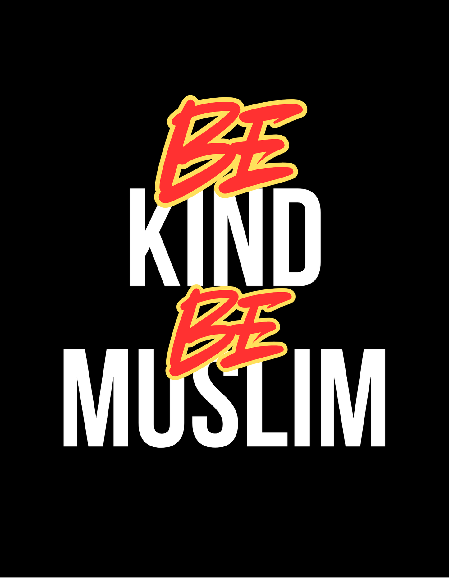 Islamic Hoodie - Be Kind Be Muslim