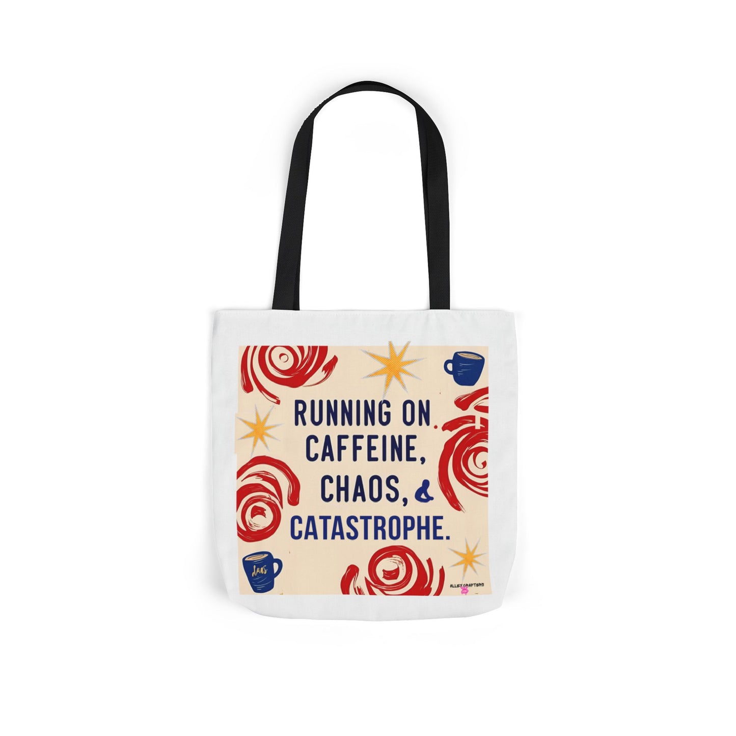 Caffeine Chaos Tote Bag