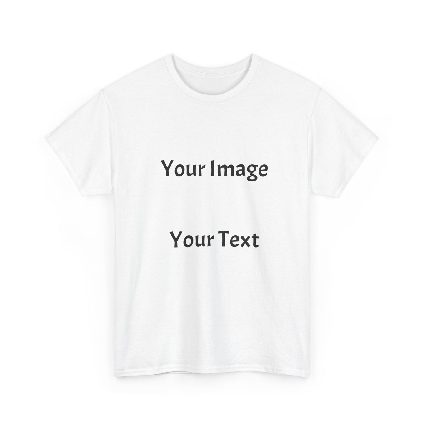 Custom Image and Text Unisex T-Shirt