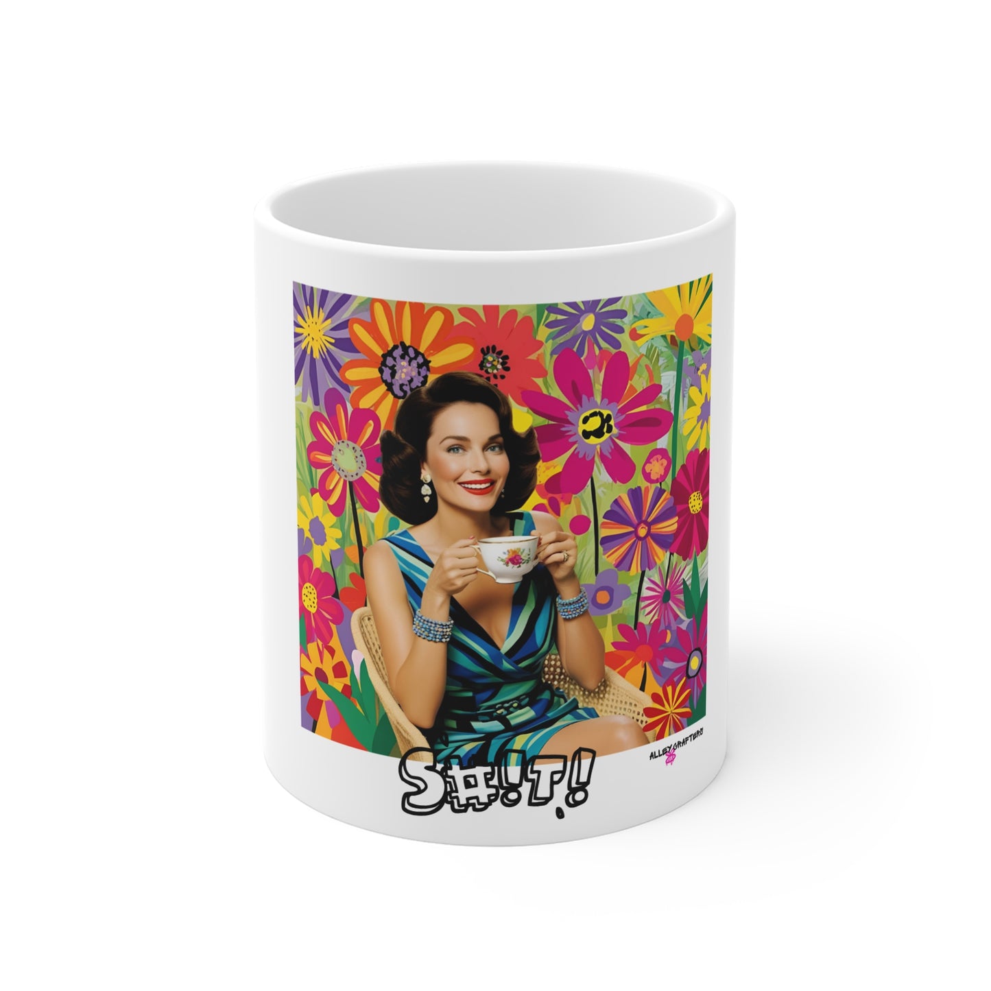 Vintage Floral Coffee Mug