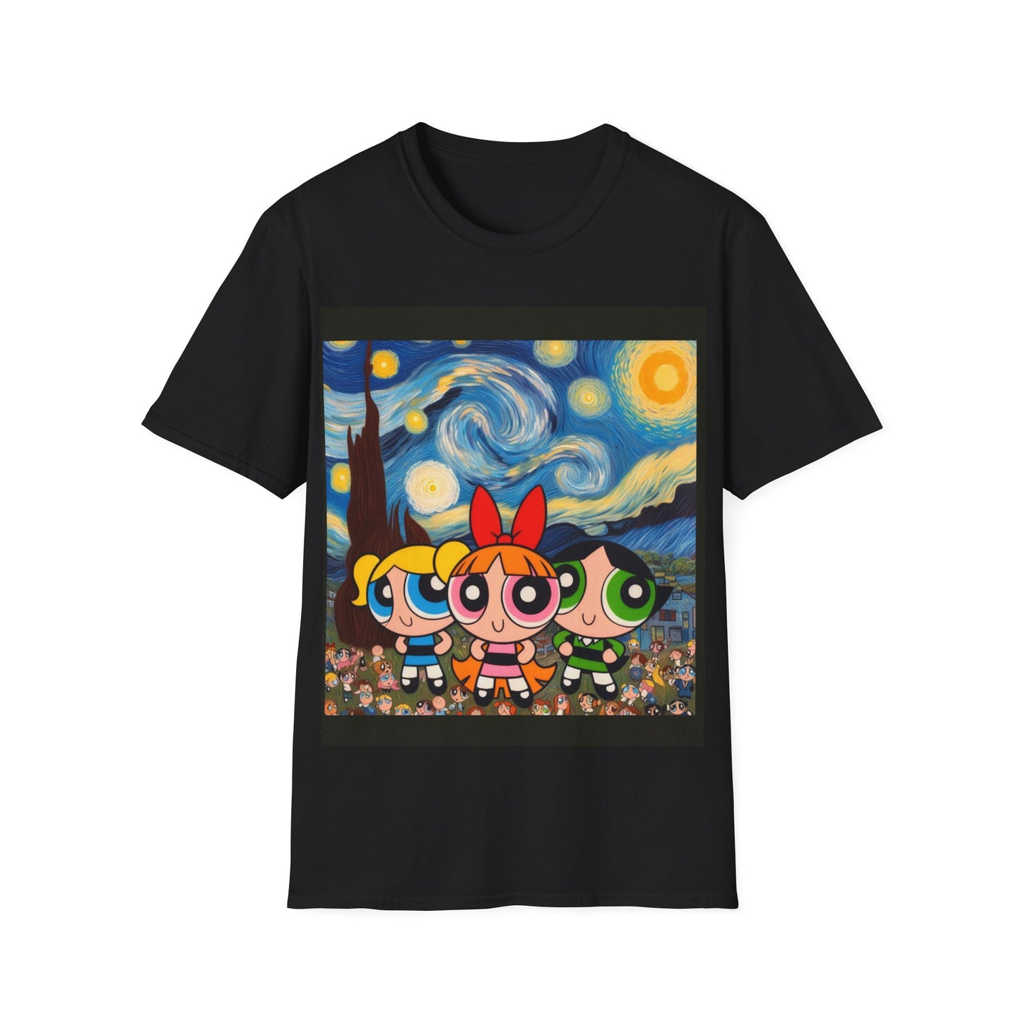 Starry Night Powerpuff Girls T-Shirt
