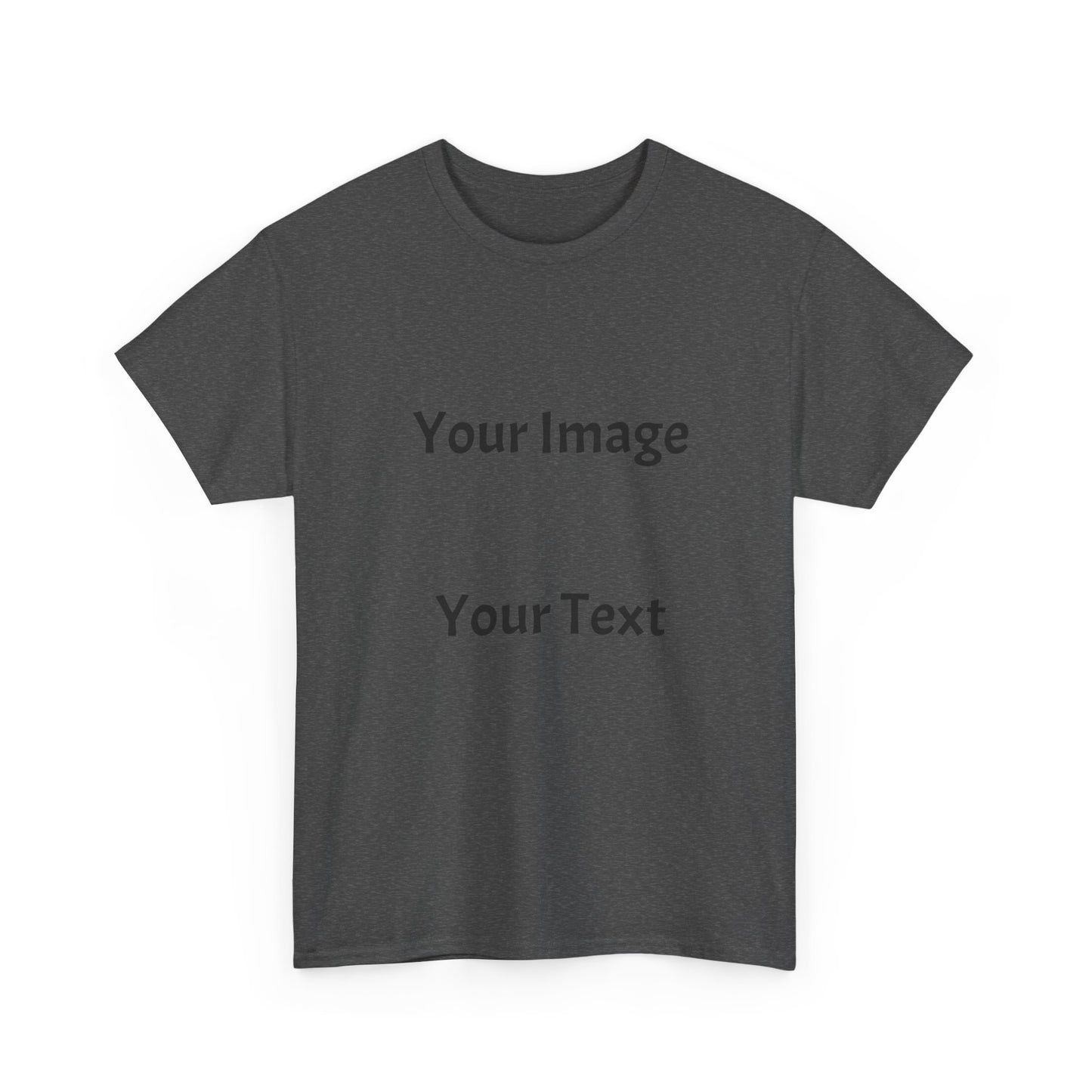 Custom Image and Text Unisex T-Shirt