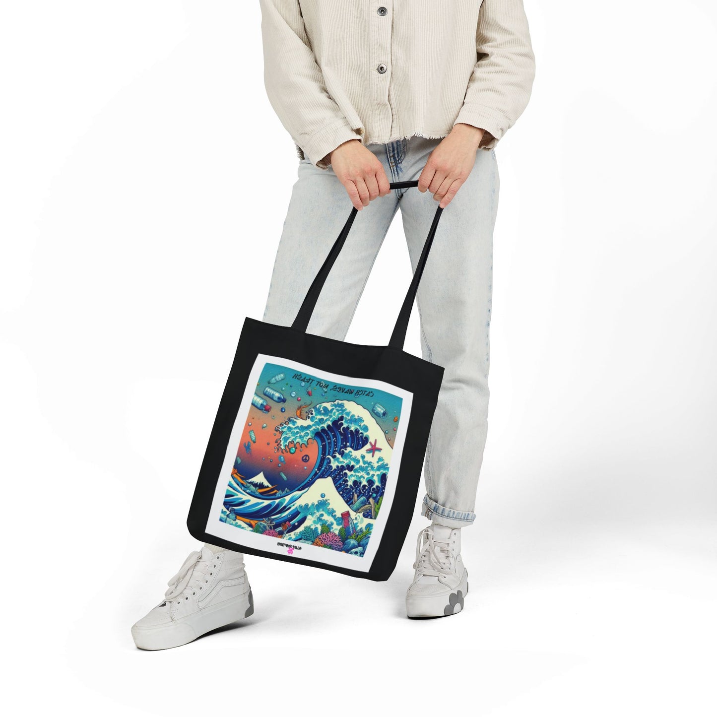Ocean Wave Art Design, Eco-Friendly Awareness