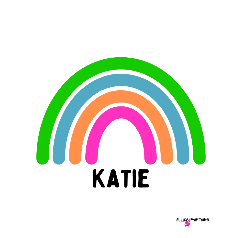 Personalised Rainbow Mug
