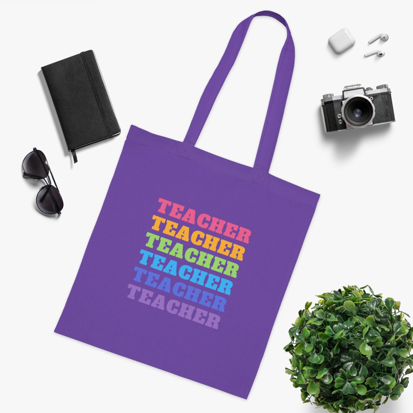 Teacher Tote Bag - Cotton Tote for Educators