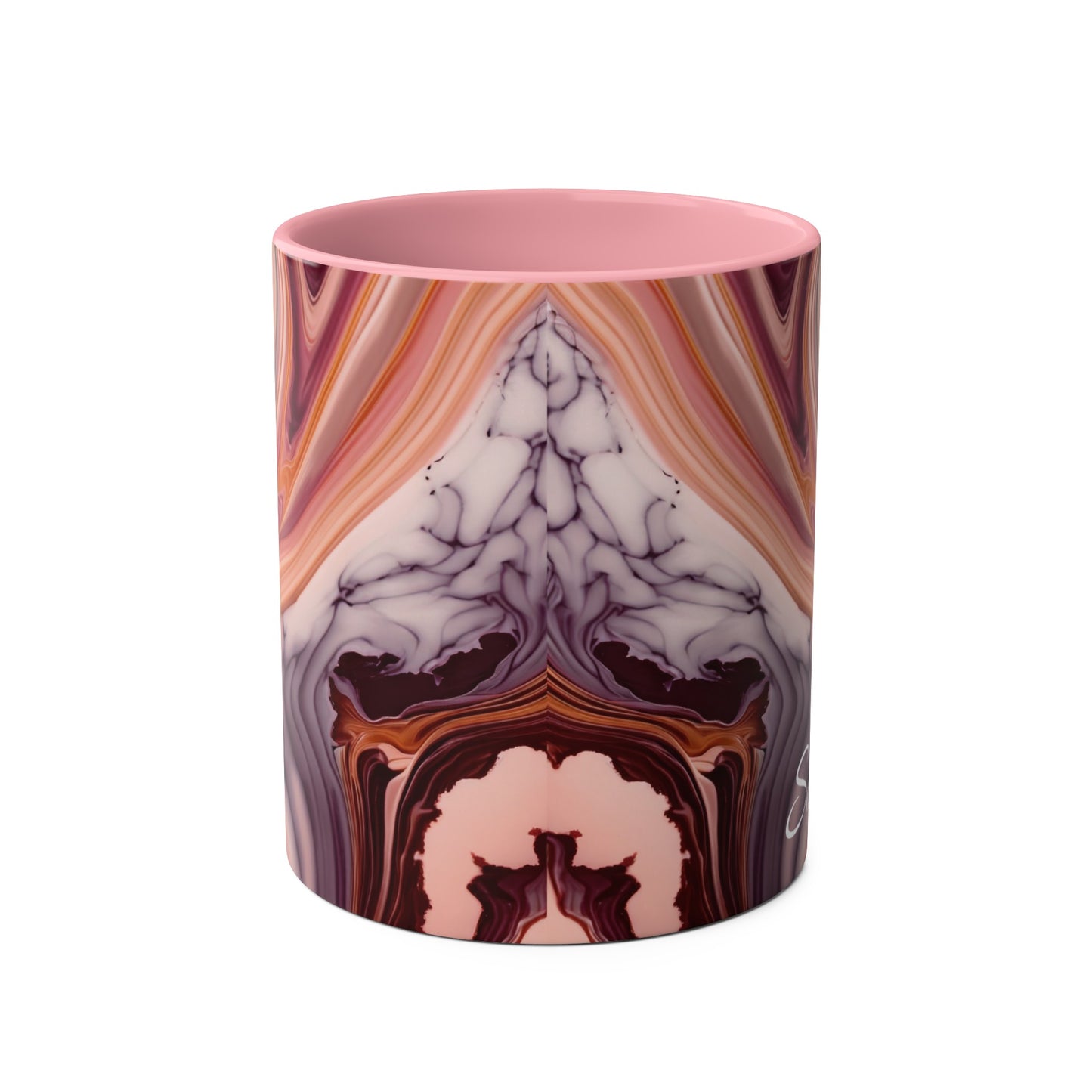 Personalised Marble ink Mugs, 11oz