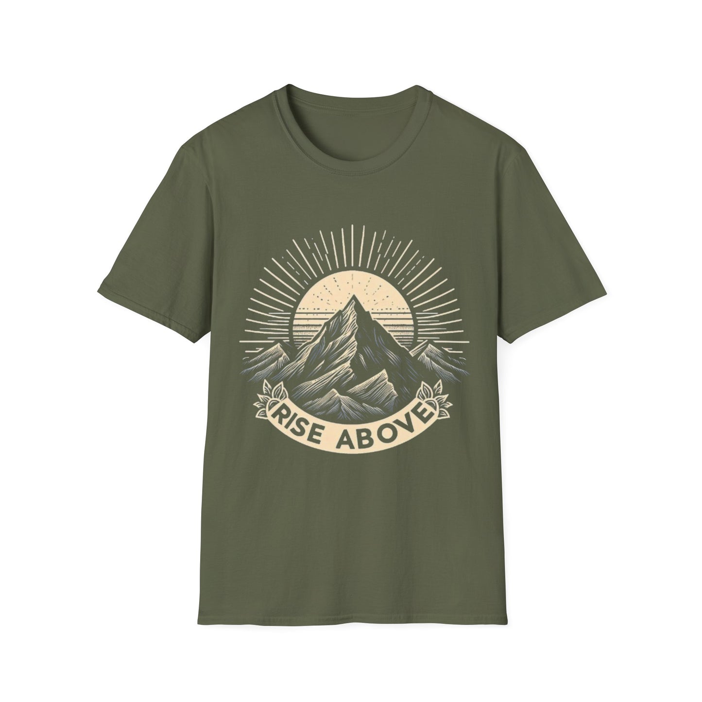 Outdoor T-Shirt - Rise Above Design