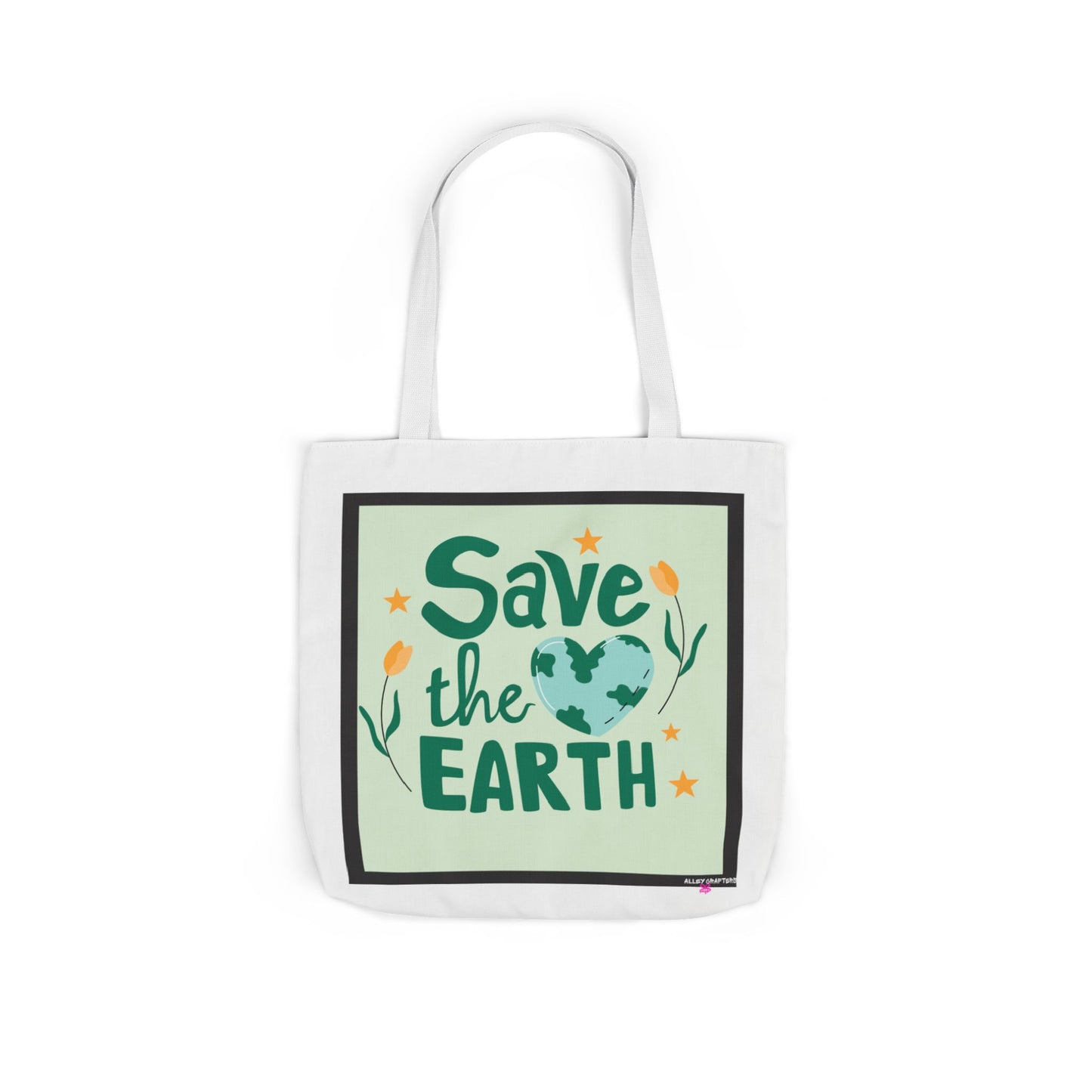Save the Earth Design Tote Bag