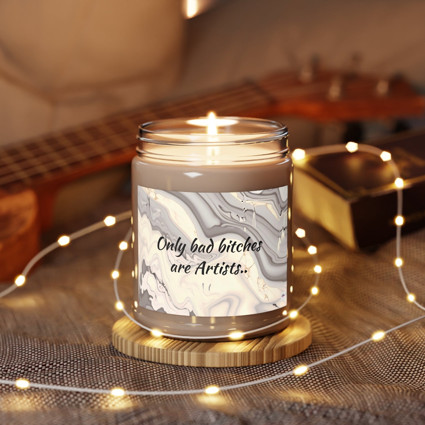 Only bad bitches are artists. Scented Candles, 9oz