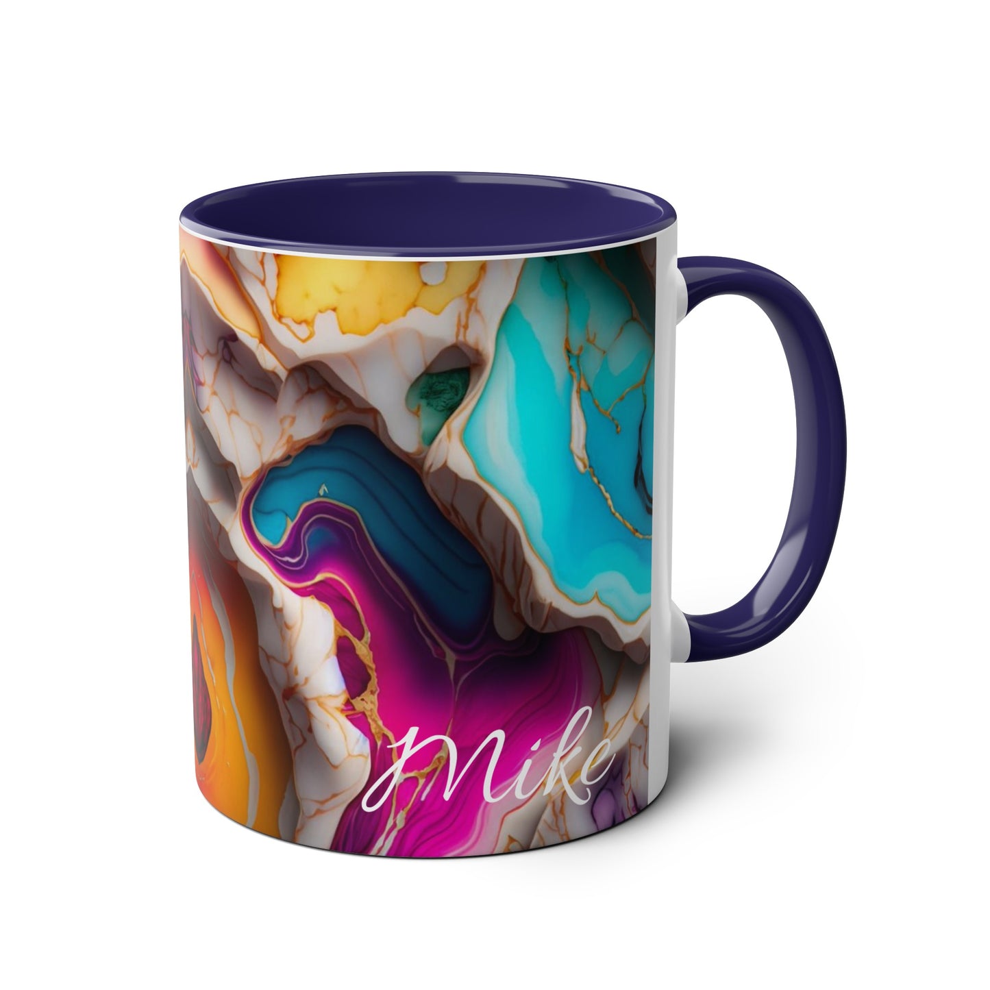 Personalised Marble ink Coloured Mug!