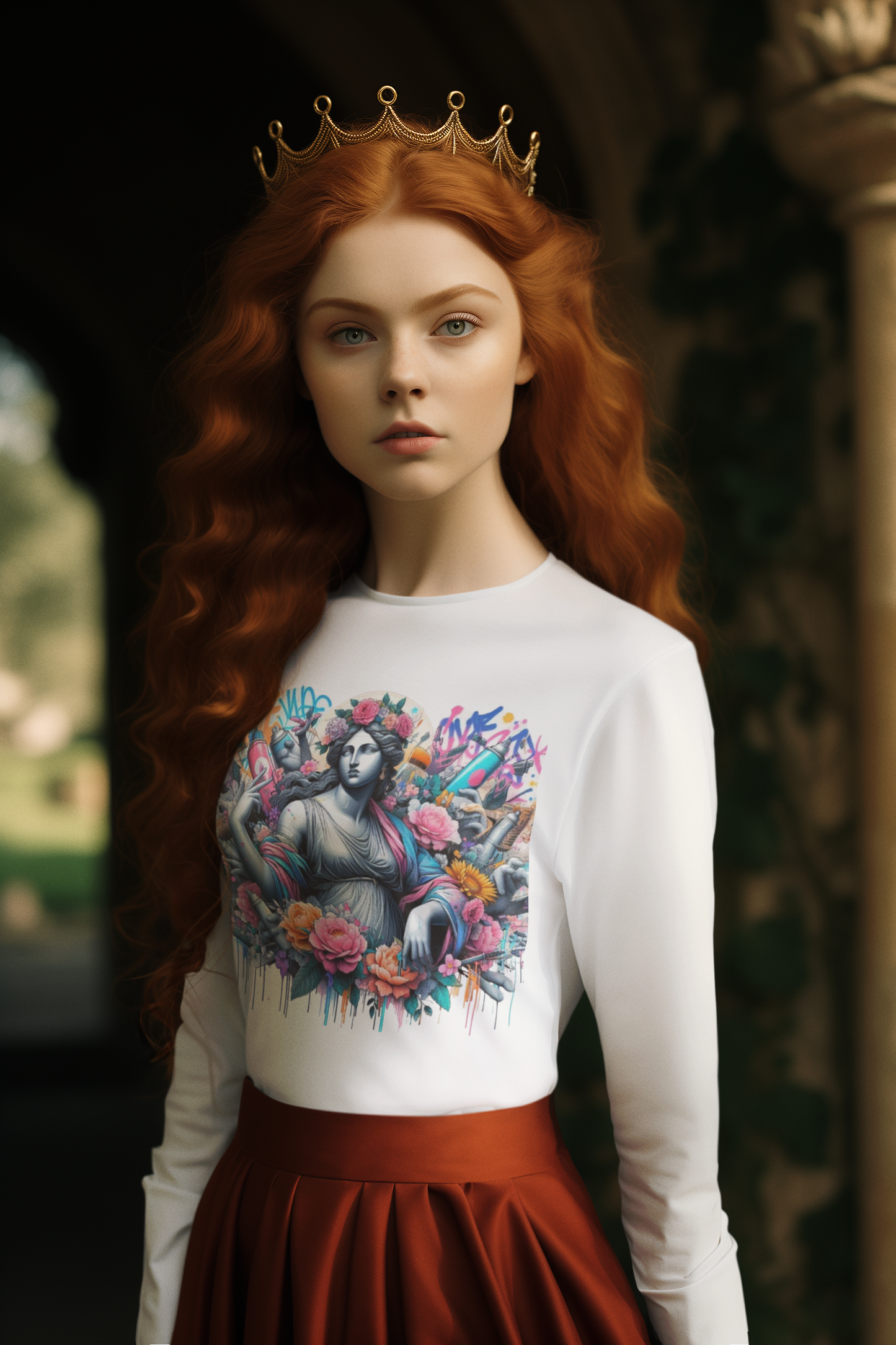 Long Sleeve Tee Venus Birth Contemporary Streetart Unisex Jersey